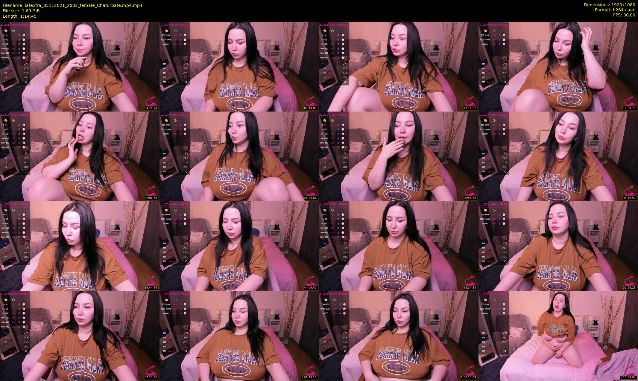 lafextra — 75 minute Chaturbate female cam show recording, 1080p, Nov 5, 2021