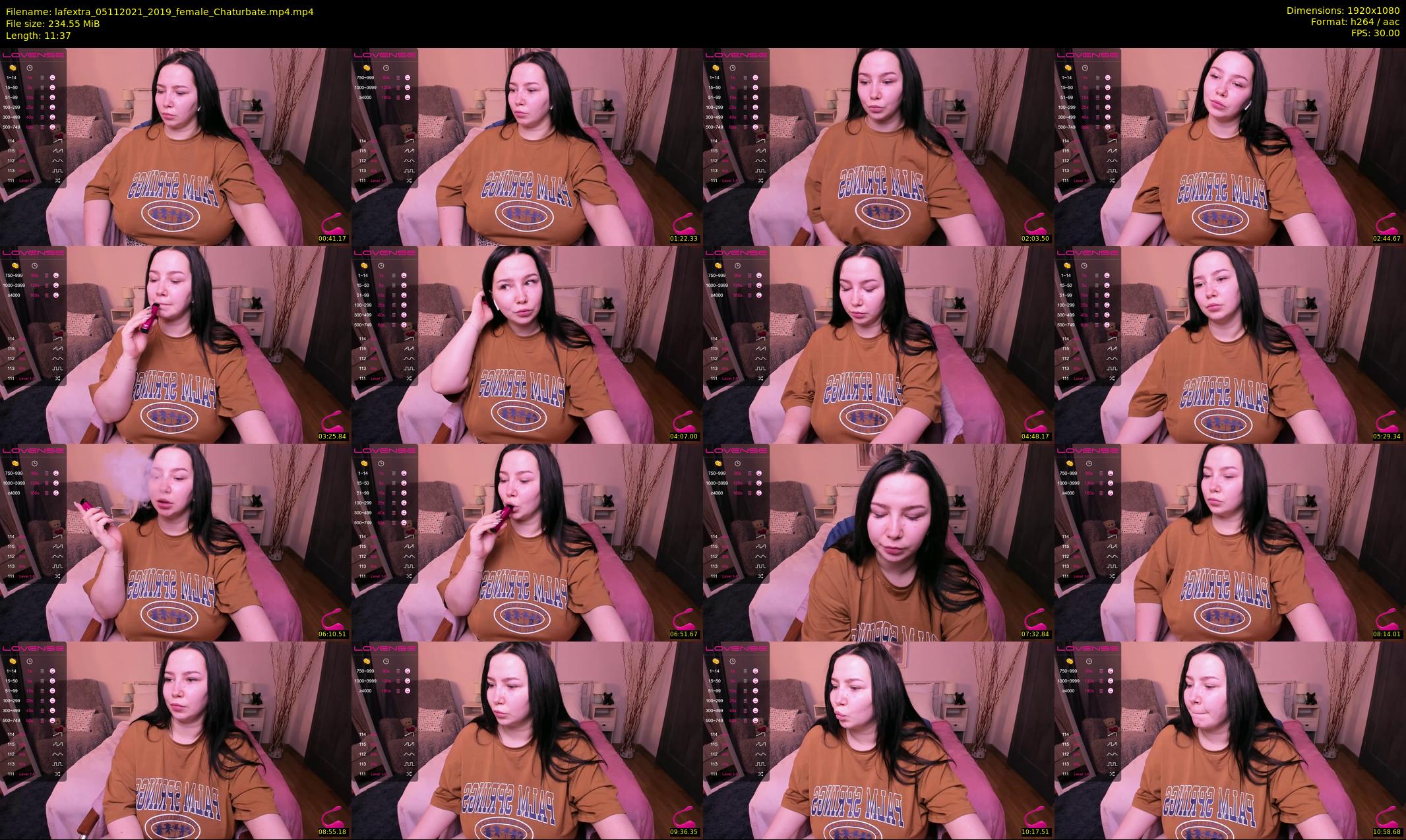 lafextra — 12 minute Chaturbate female cam show recording, 1080p, Nov 5, 2021