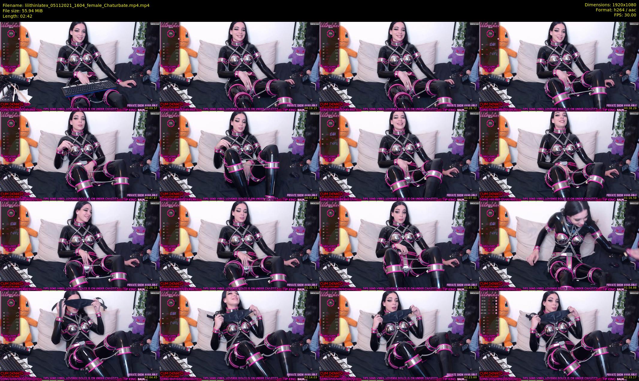 lilithinlatex — 3 minute Chaturbate female cam show recording, 1080p, Nov 5, 2021