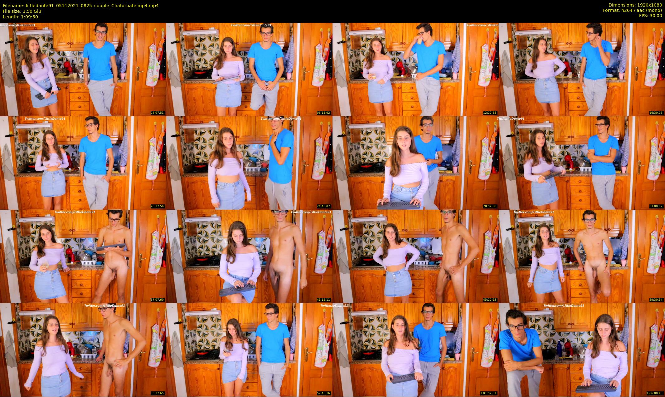 littledante91 — 70 minute Chaturbate couple cam show recording, 1080p, Nov 5, 2021