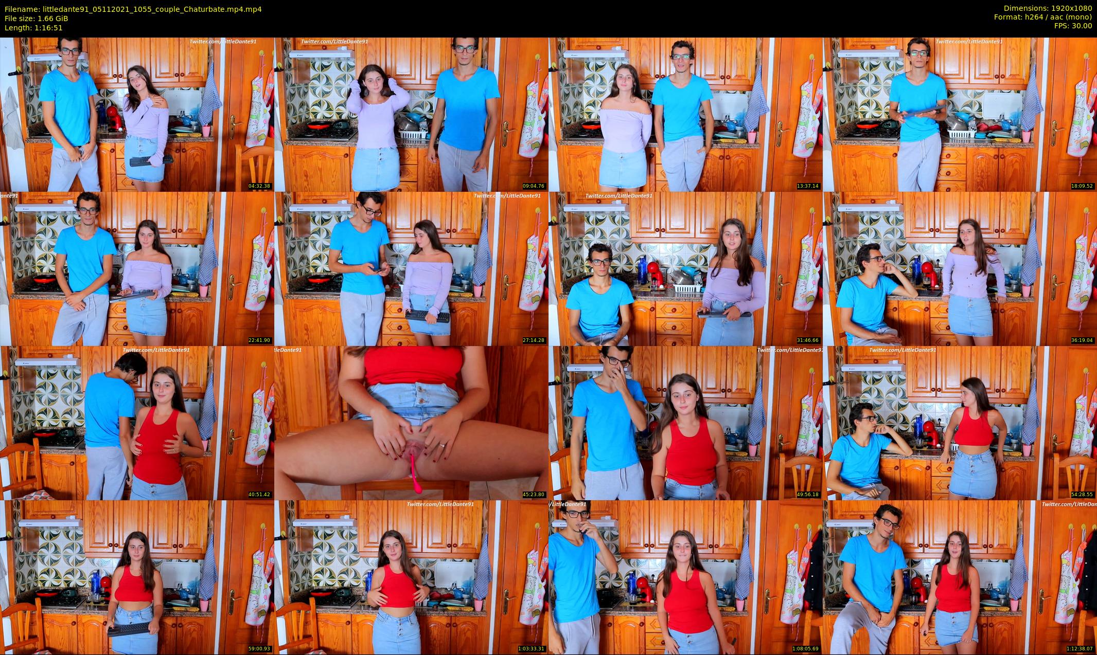 littledante91 — 77 minute Chaturbate couple cam show recording, 1080p, Nov 5, 2021