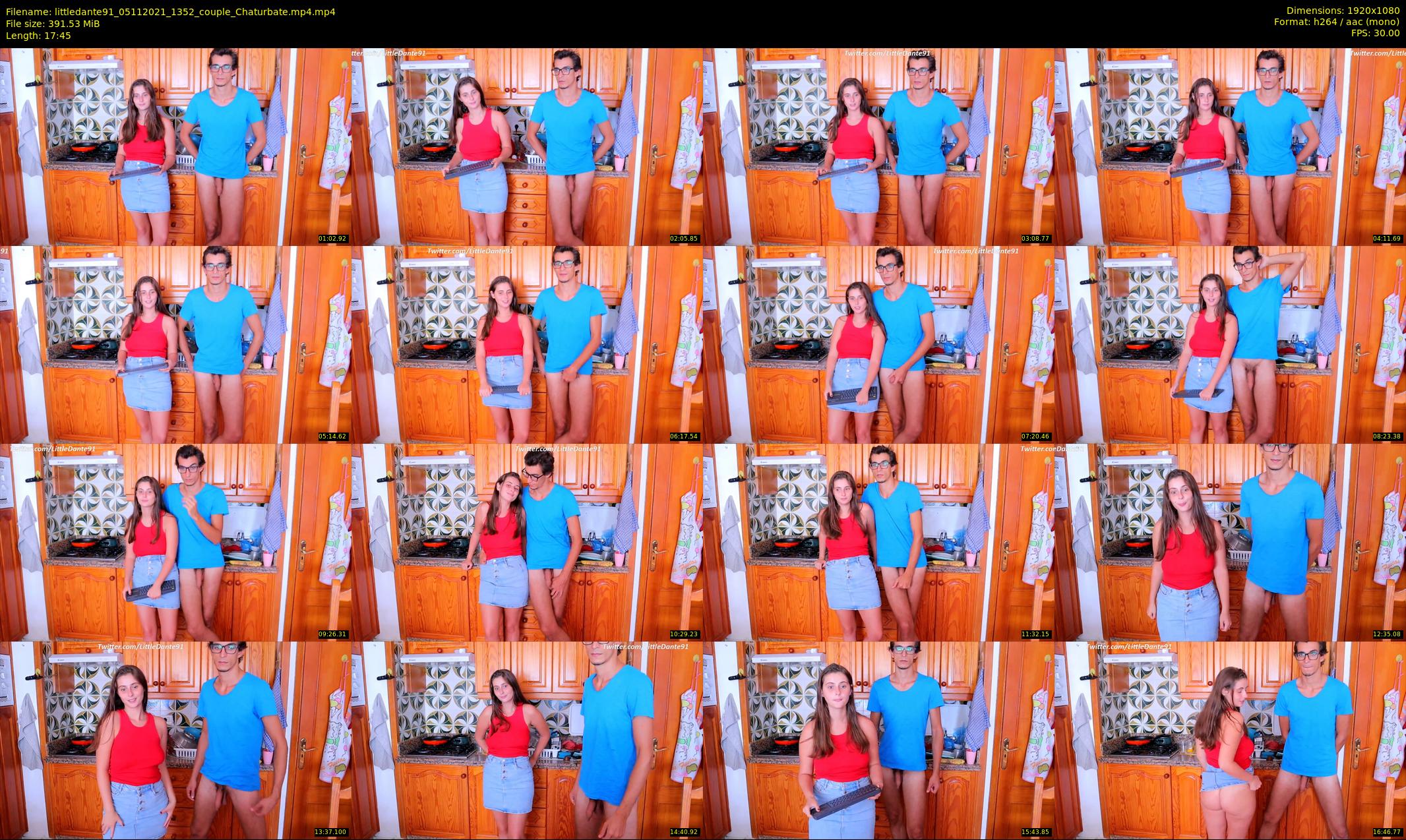 littledante91 — 18 minute Chaturbate couple cam show recording, 1080p, Nov 5, 2021