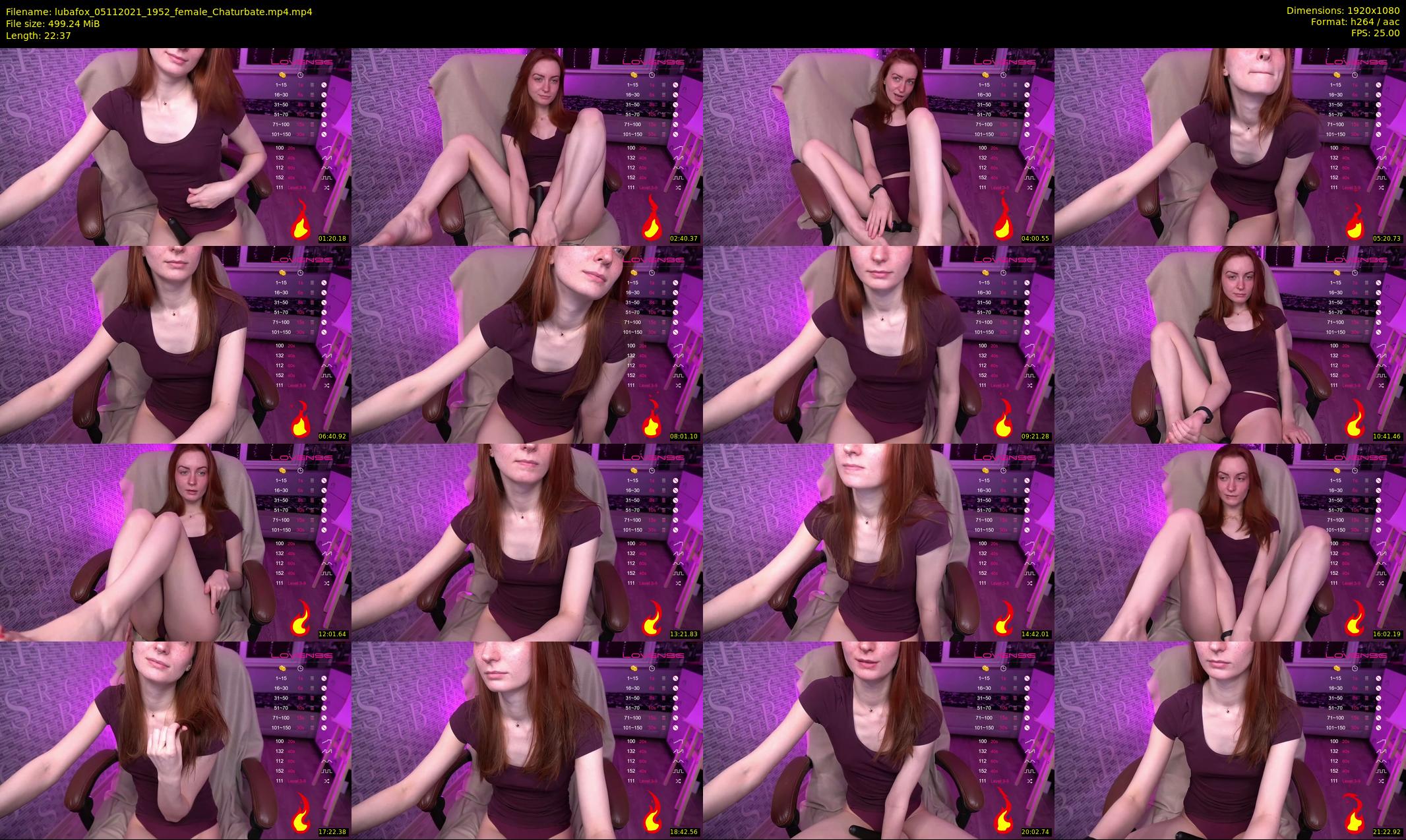 lubafox — 23 minute Chaturbate female cam show recording, 1080p, Nov 5, 2021