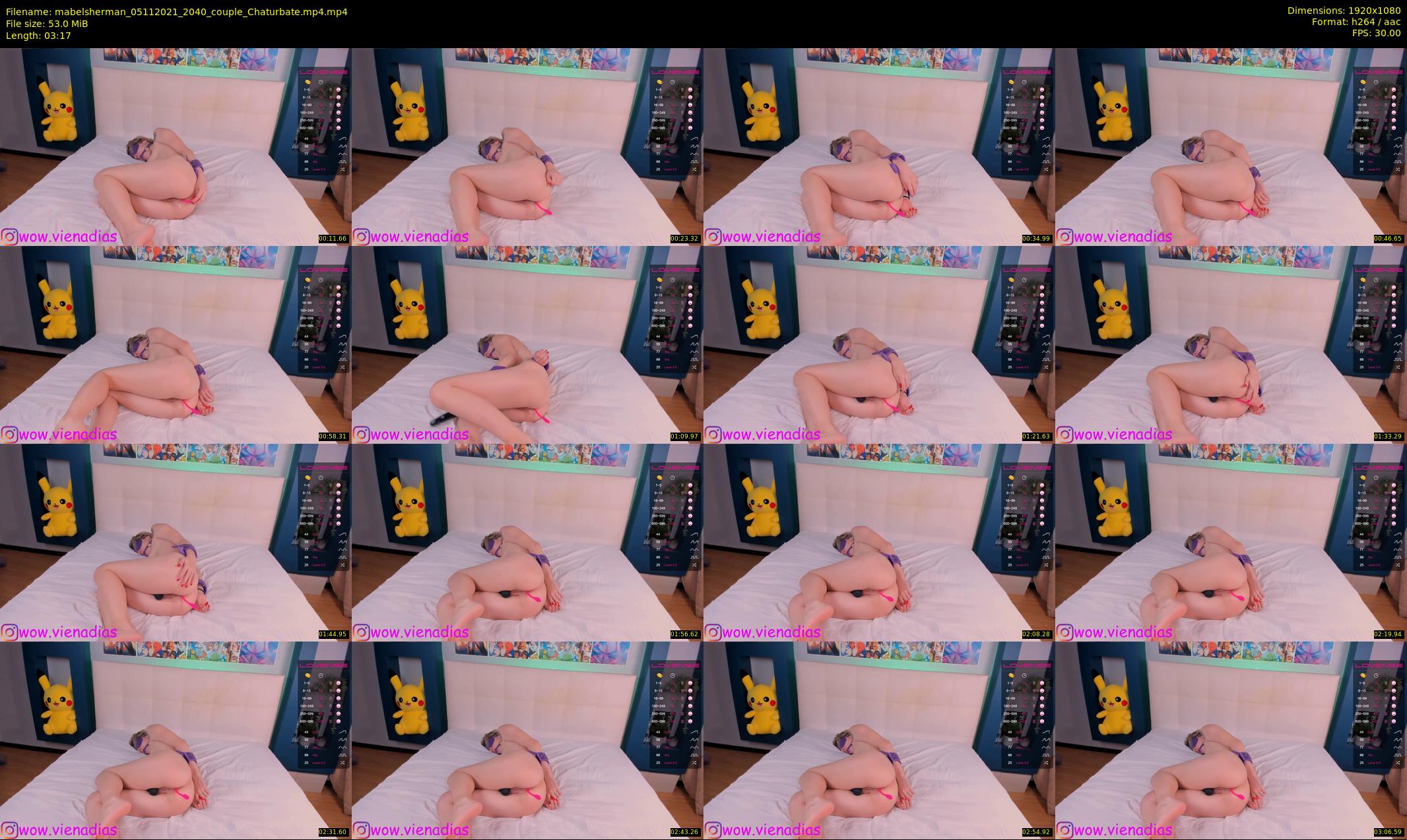 mabelsherman — 4 minute Chaturbate couple cam show recording, 1080p, Nov 5, 2021