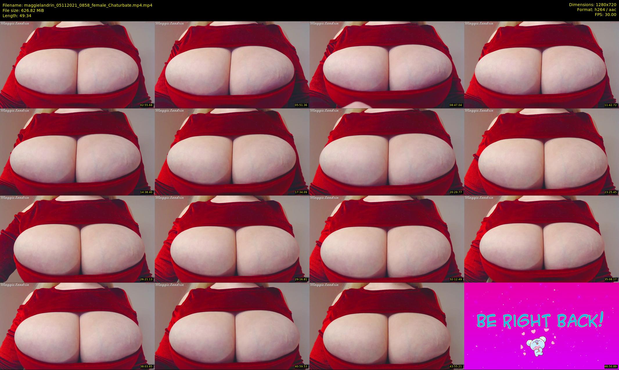 maggielandrin — 50 minute Chaturbate female cam show recording, 720p, Nov 5, 2021