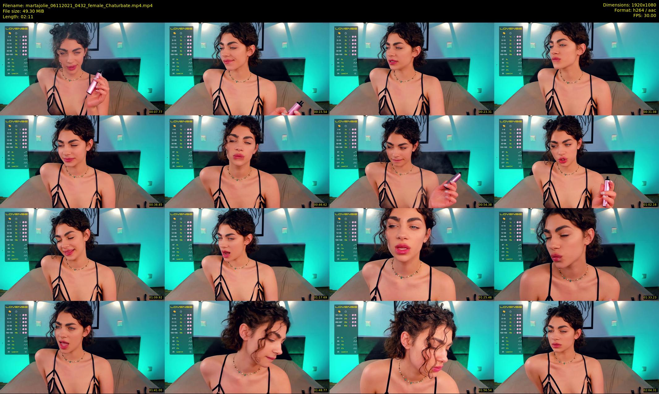 martajolie — 3 minute Chaturbate female cam show recording, 1080p, Nov 6, 2021