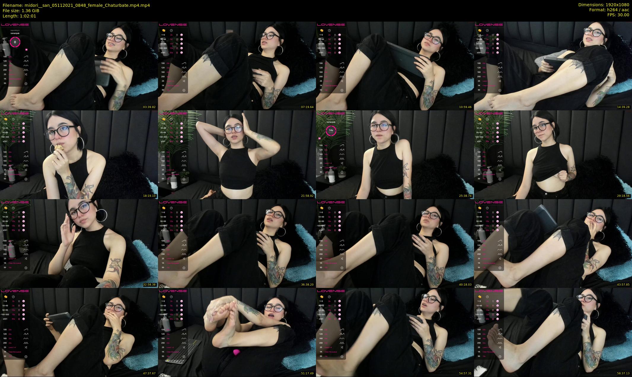 midori__san — 63 minute Chaturbate female cam show recording, 1080p, Nov 5, 2021