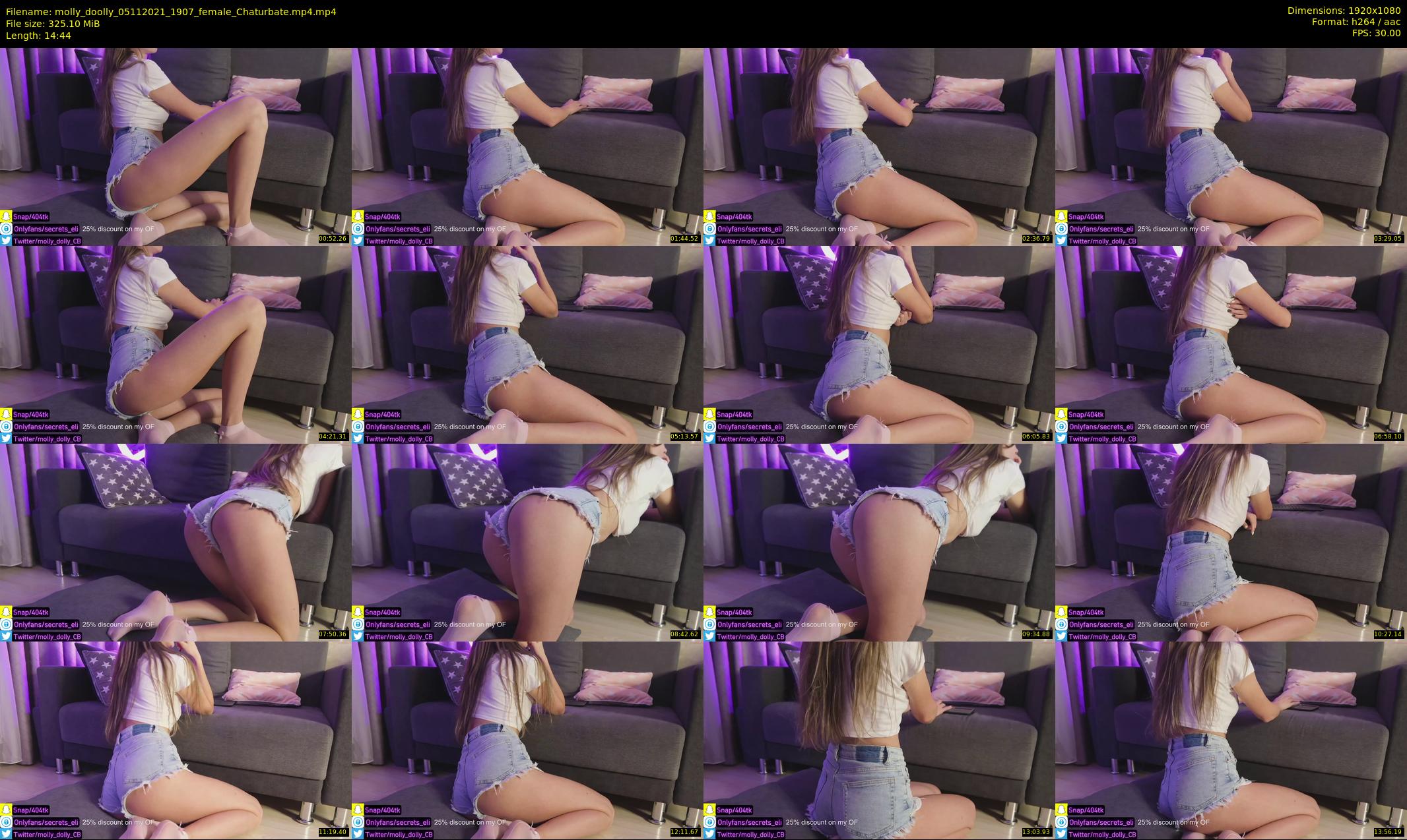 molly_doolly — 15 minute Chaturbate female cam show recording, 1080p, Nov 5, 2021