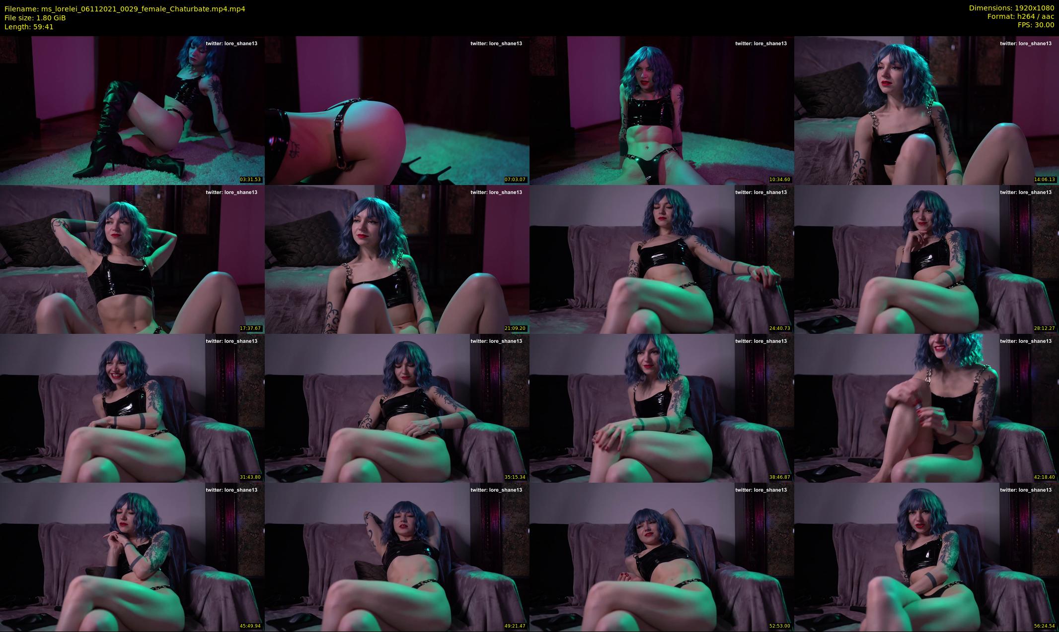 ms_lorelei — 60 minute Chaturbate female cam show recording, 1080p, Nov 6, 2021