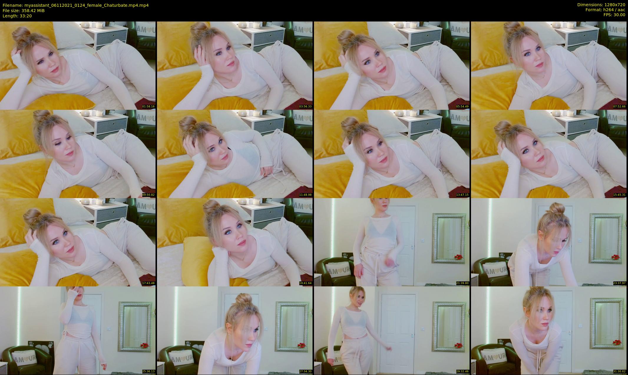myassistant — 34 minute Chaturbate female cam show recording, 720p, Nov 6, 2021