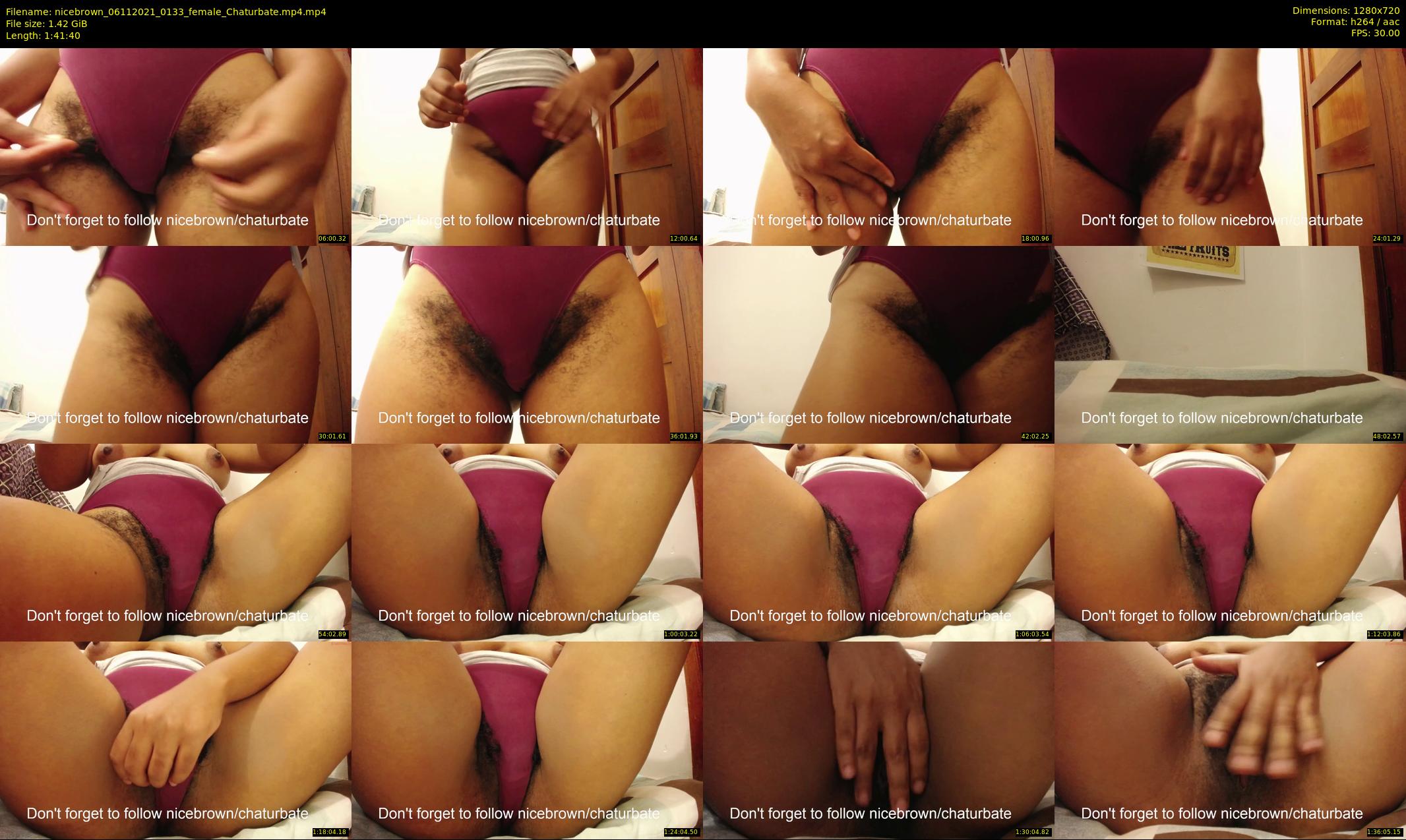 nicebrown — 102 minute Chaturbate female cam show recording, 720p, Nov 6, 2021