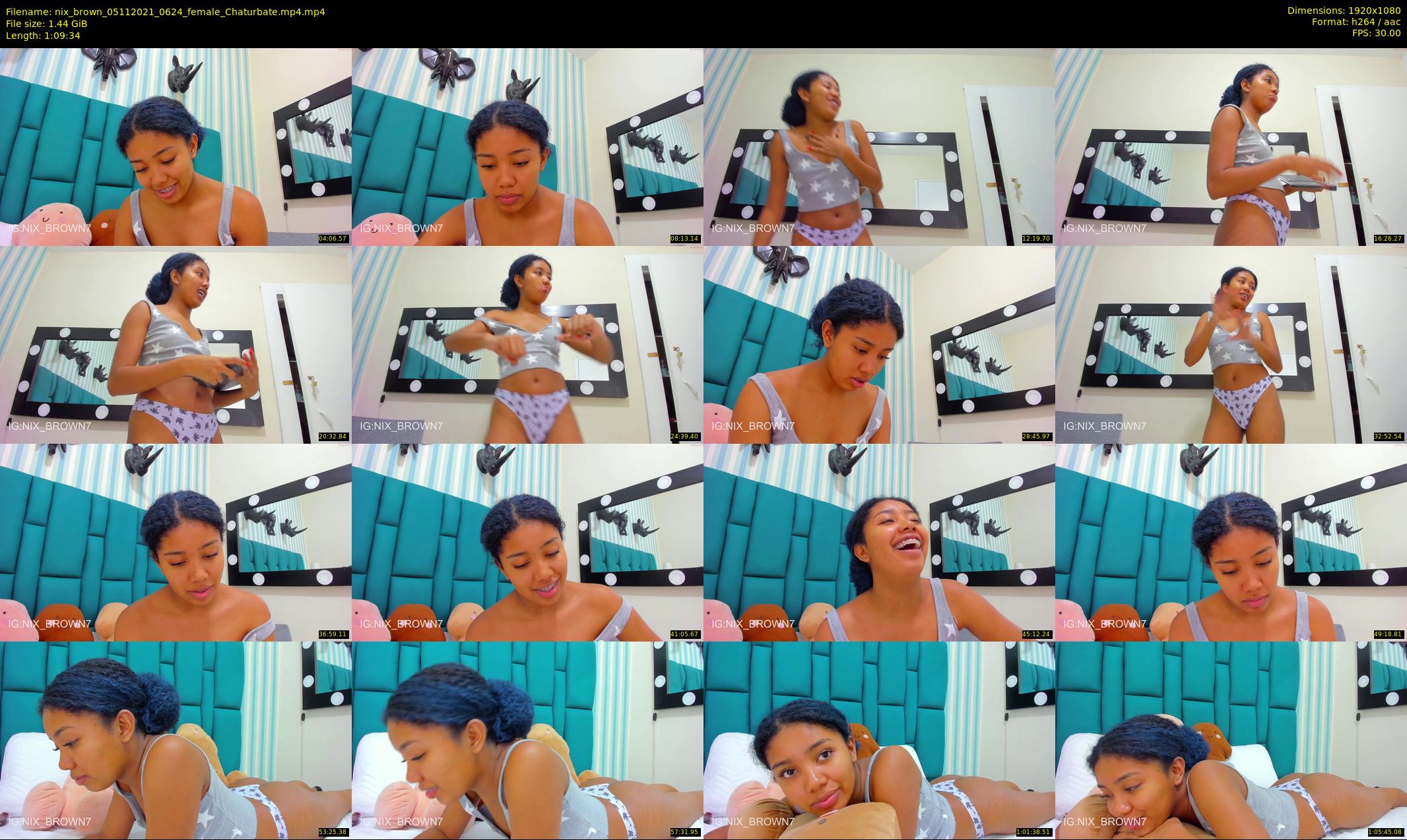 nix_brown — 70 minute Chaturbate female cam show recording, 1080p, Nov 5, 2021