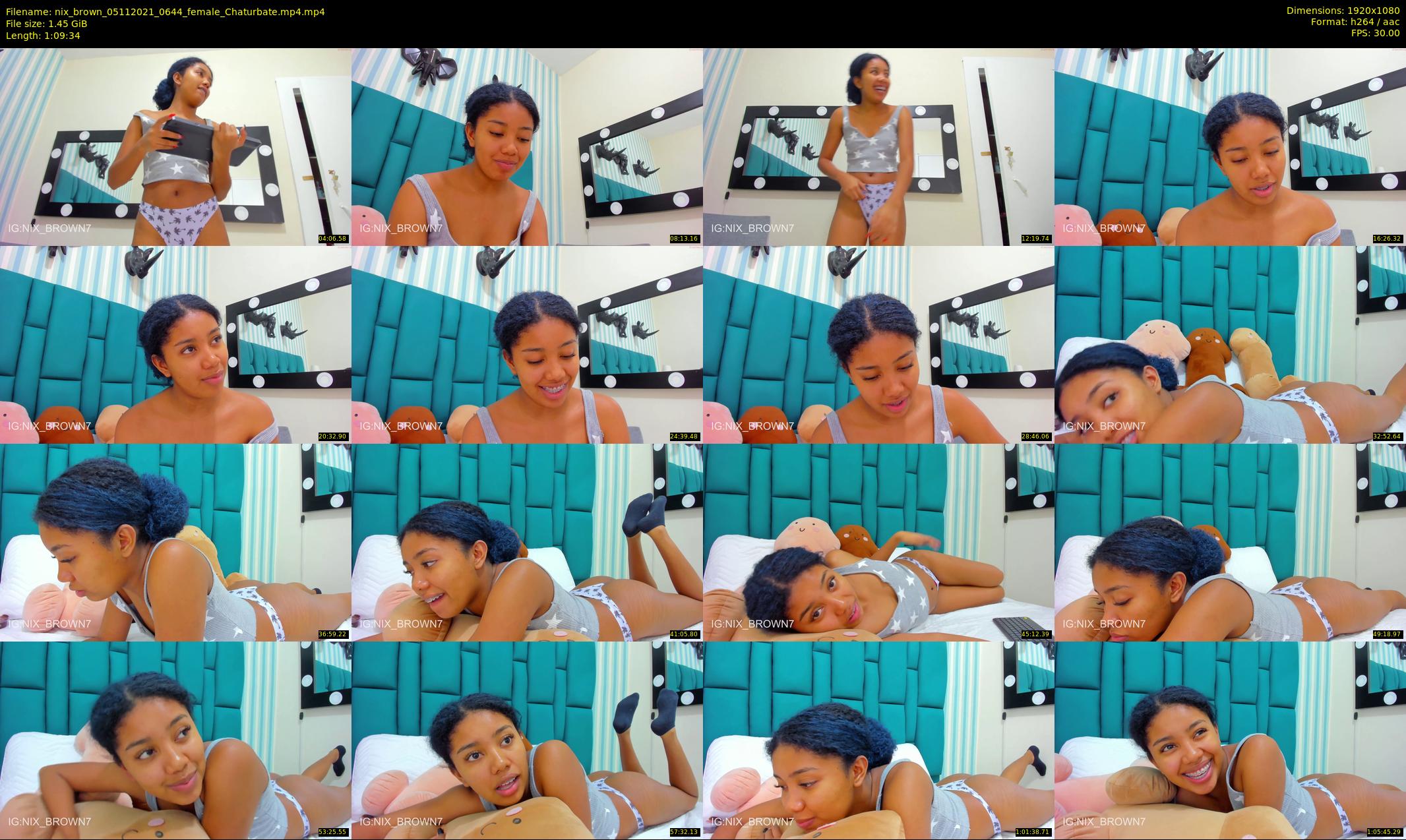 nix_brown — 70 minute Chaturbate female cam show recording, 1080p, Nov 5, 2021