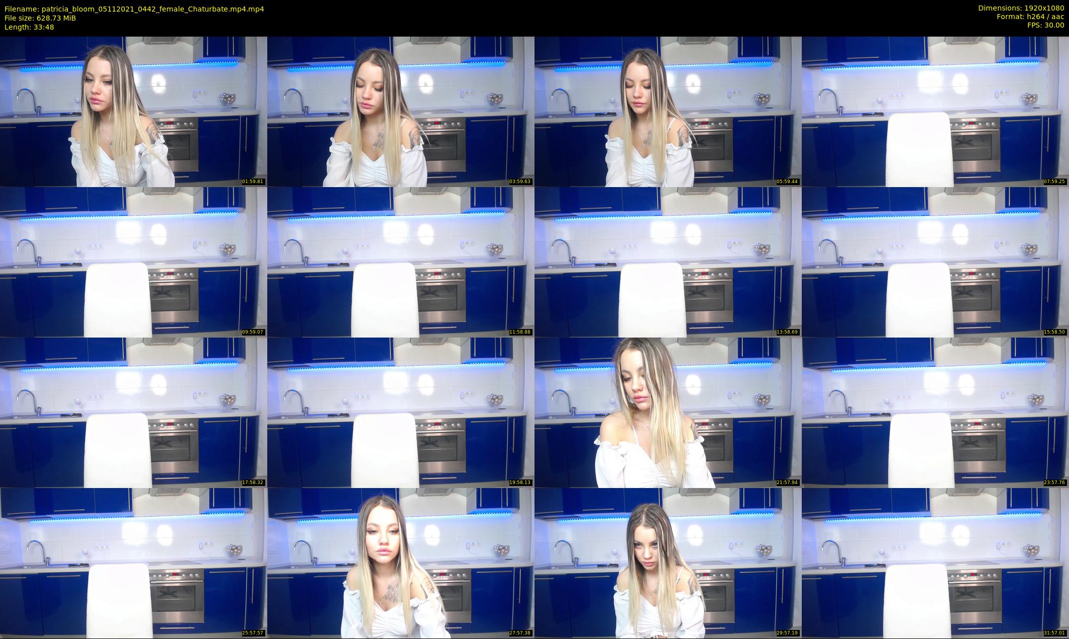 patricia_bloom — 34 minute Chaturbate female cam show recording, 1080p, Nov 5, 2021