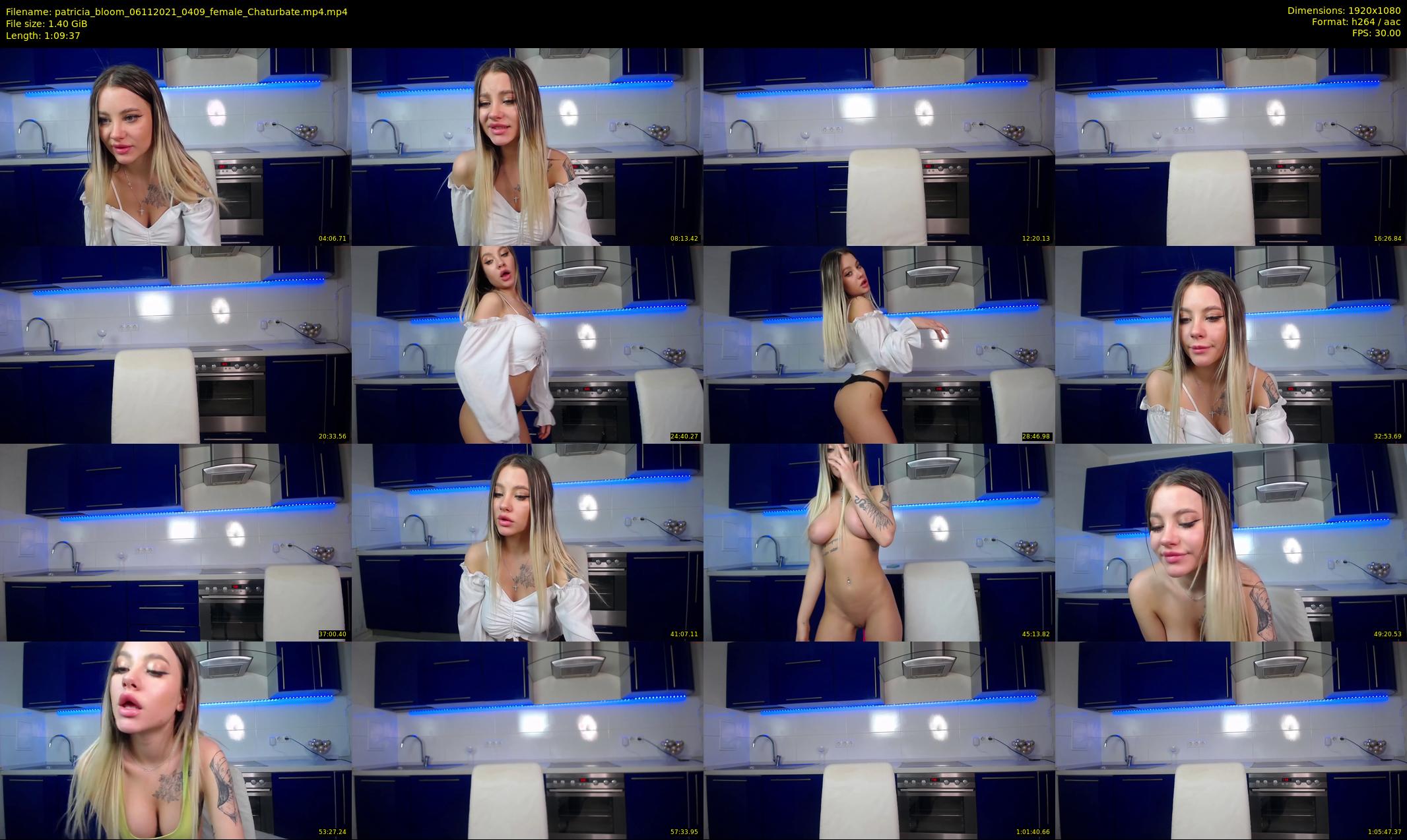 patricia_bloom — 70 minute Chaturbate female cam show recording, 1080p, Nov 6, 2021