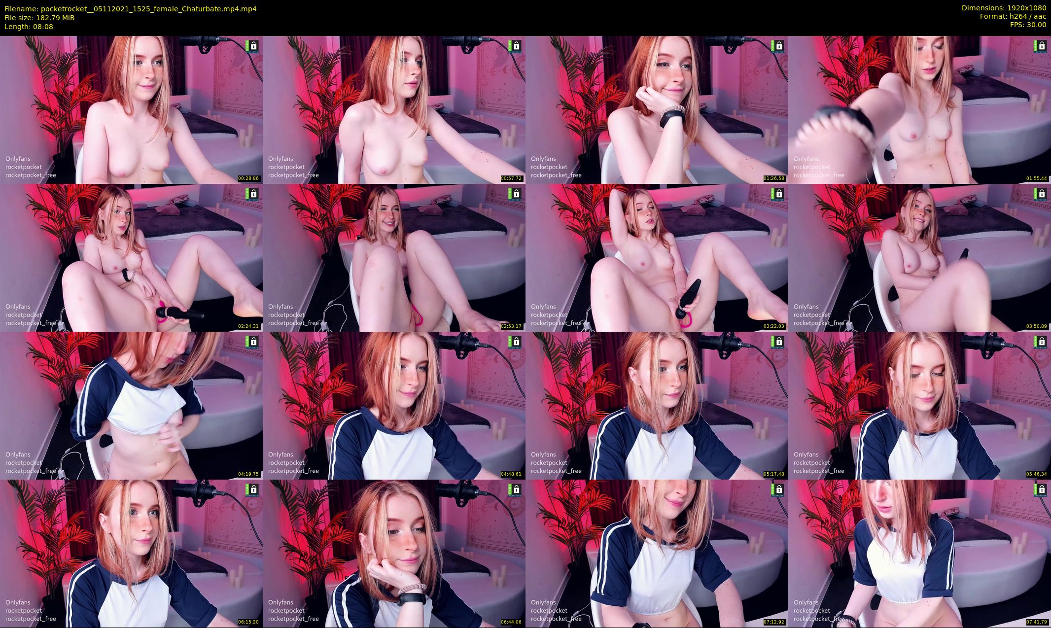 pocketrocket_ — 9 minute Chaturbate female cam show recording, 1080p, Nov 5, 2021