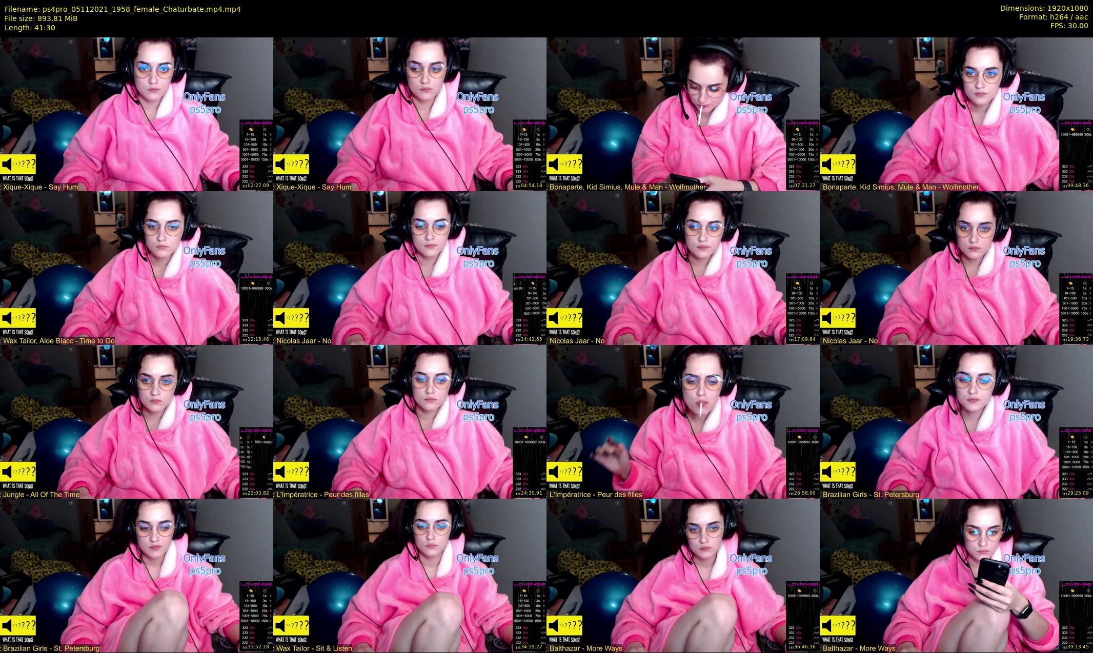 ps4pro — 42 minute Chaturbate female cam show recording, 1080p, Nov 5, 2021