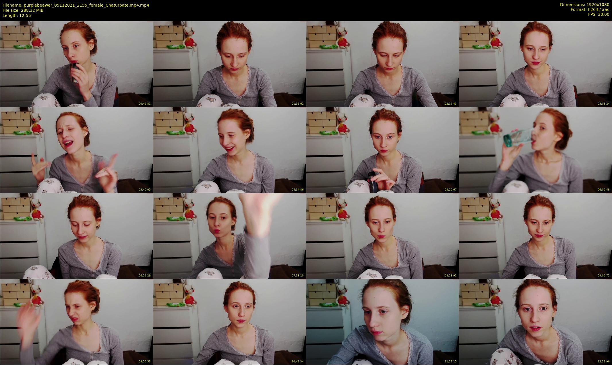 purplebeawer — 13 minute Chaturbate female cam show recording, 1080p, Nov 5, 2021