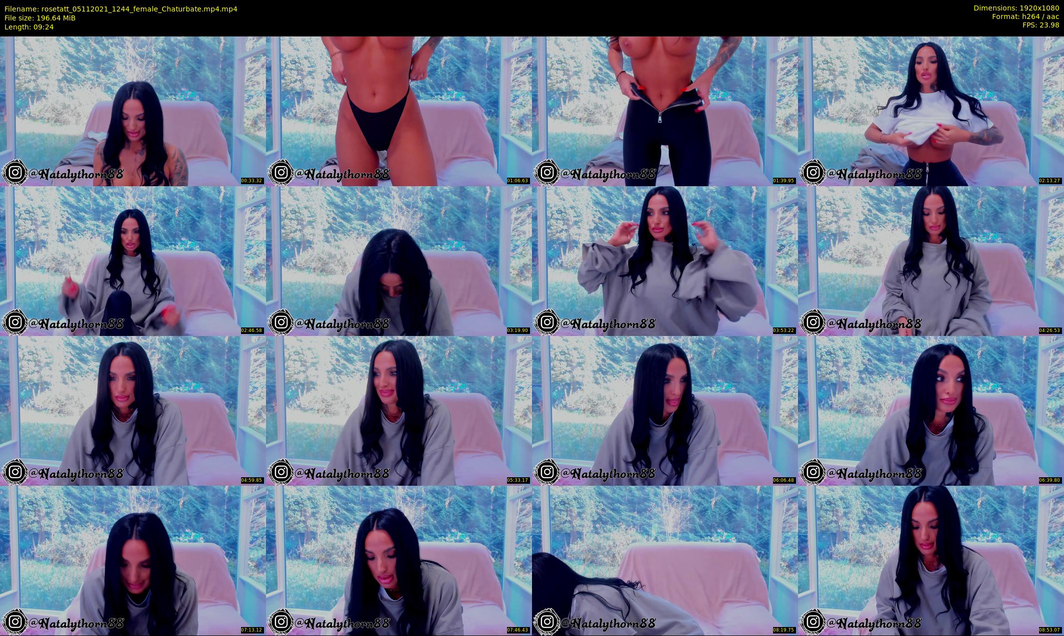 rosetatt — 10 minute Chaturbate female cam show recording, 1080p, Nov 5, 2021