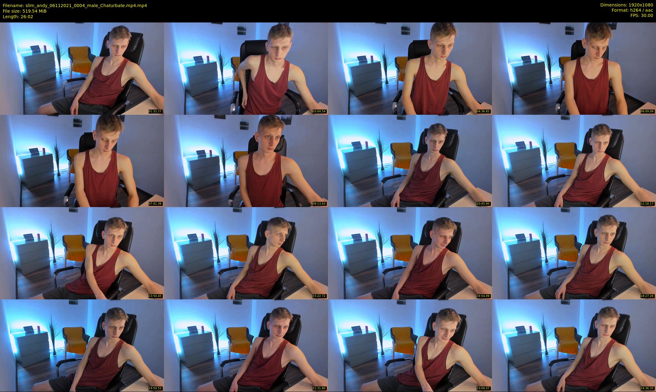 slim_andy — 27 minute Chaturbate male cam show recording, 1080p, Nov 6, 2021