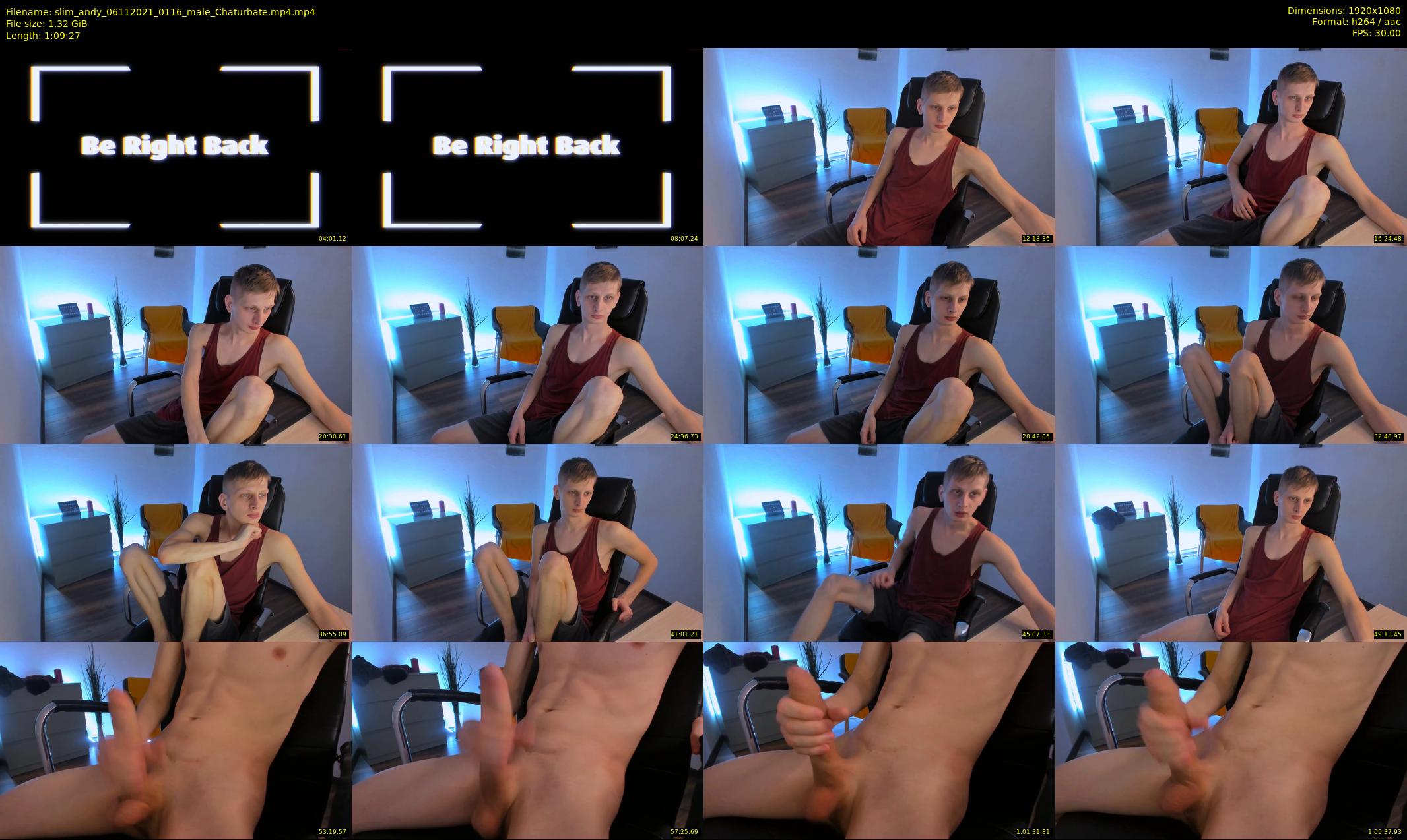 slim_andy — 70 minute Chaturbate male cam show recording, 1080p, Nov 6, 2021