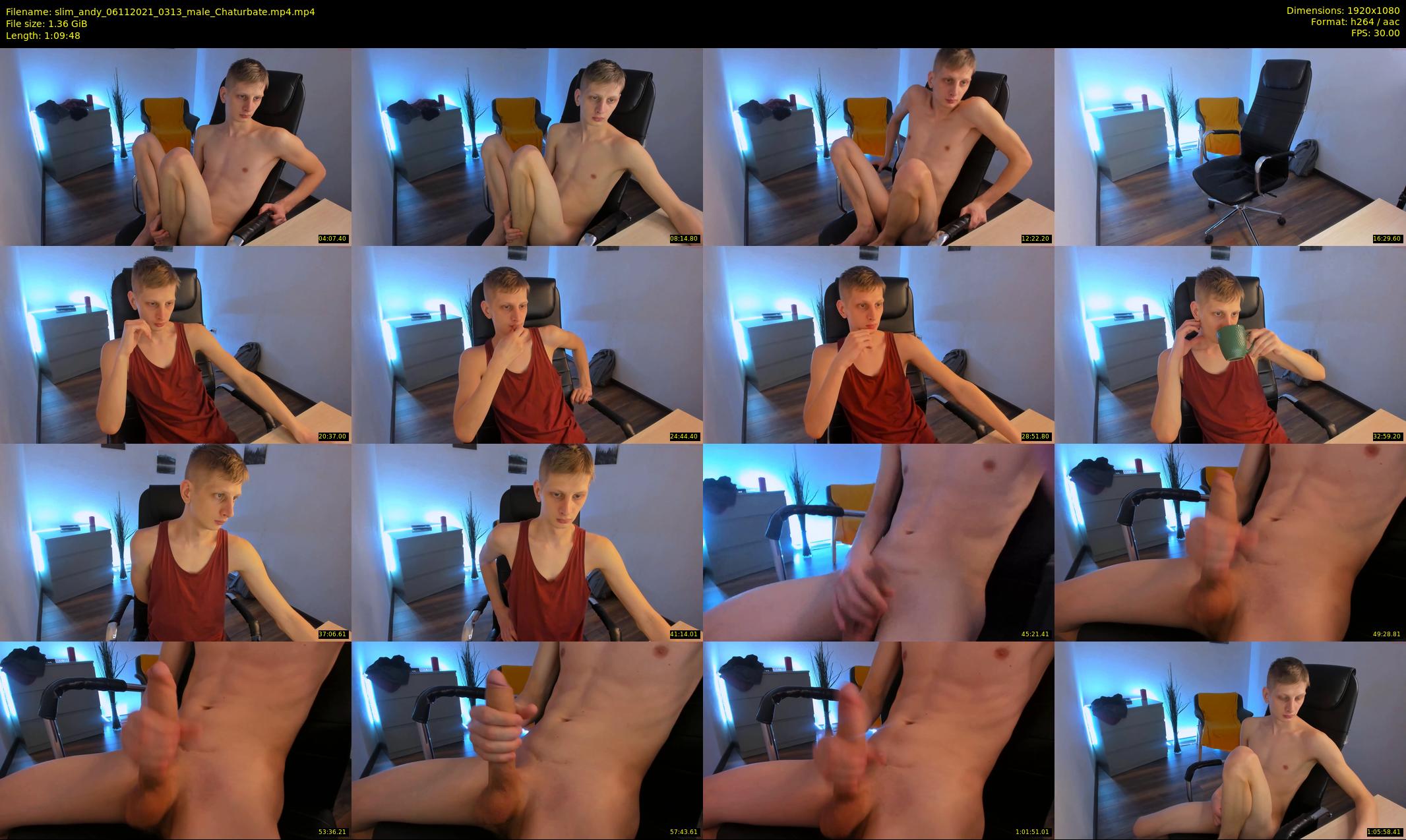 slim_andy — 70 minute Chaturbate male cam show recording, 1080p, Nov 6, 2021