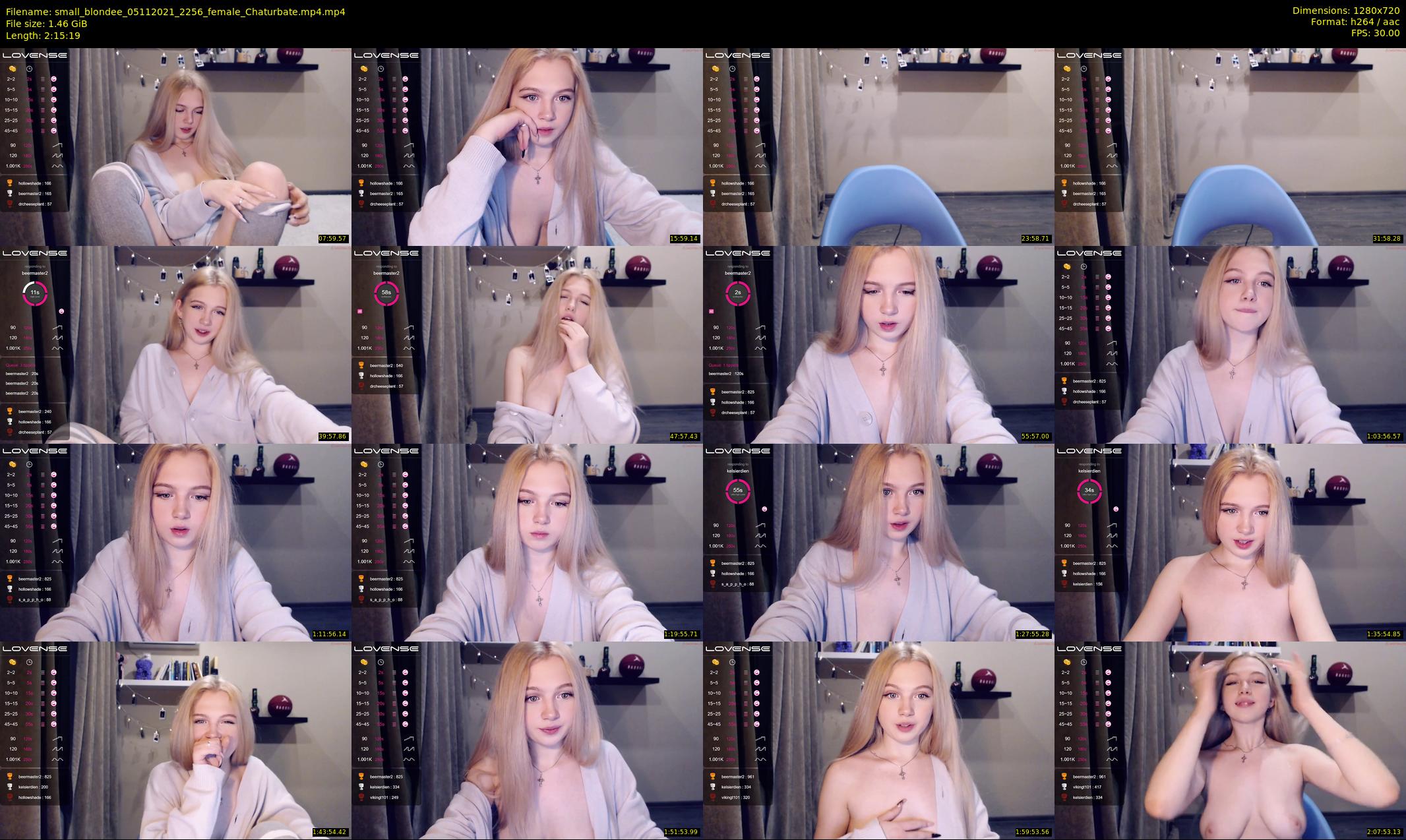 small_blondee — 136 minute Chaturbate female cam show recording, 720p, Nov 5, 2021