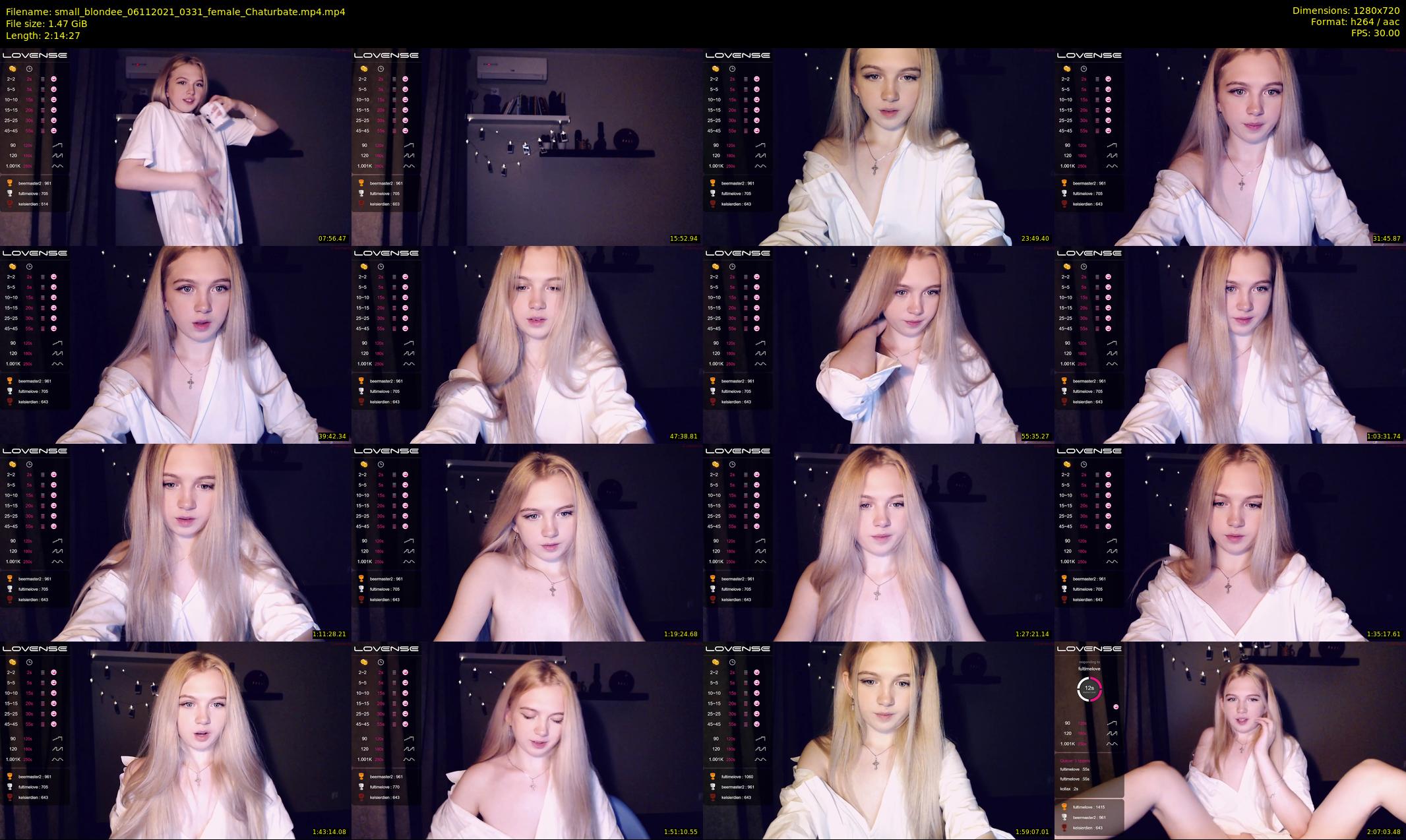 small_blondee — 135 minute Chaturbate female cam show recording, 720p, Nov 6, 2021