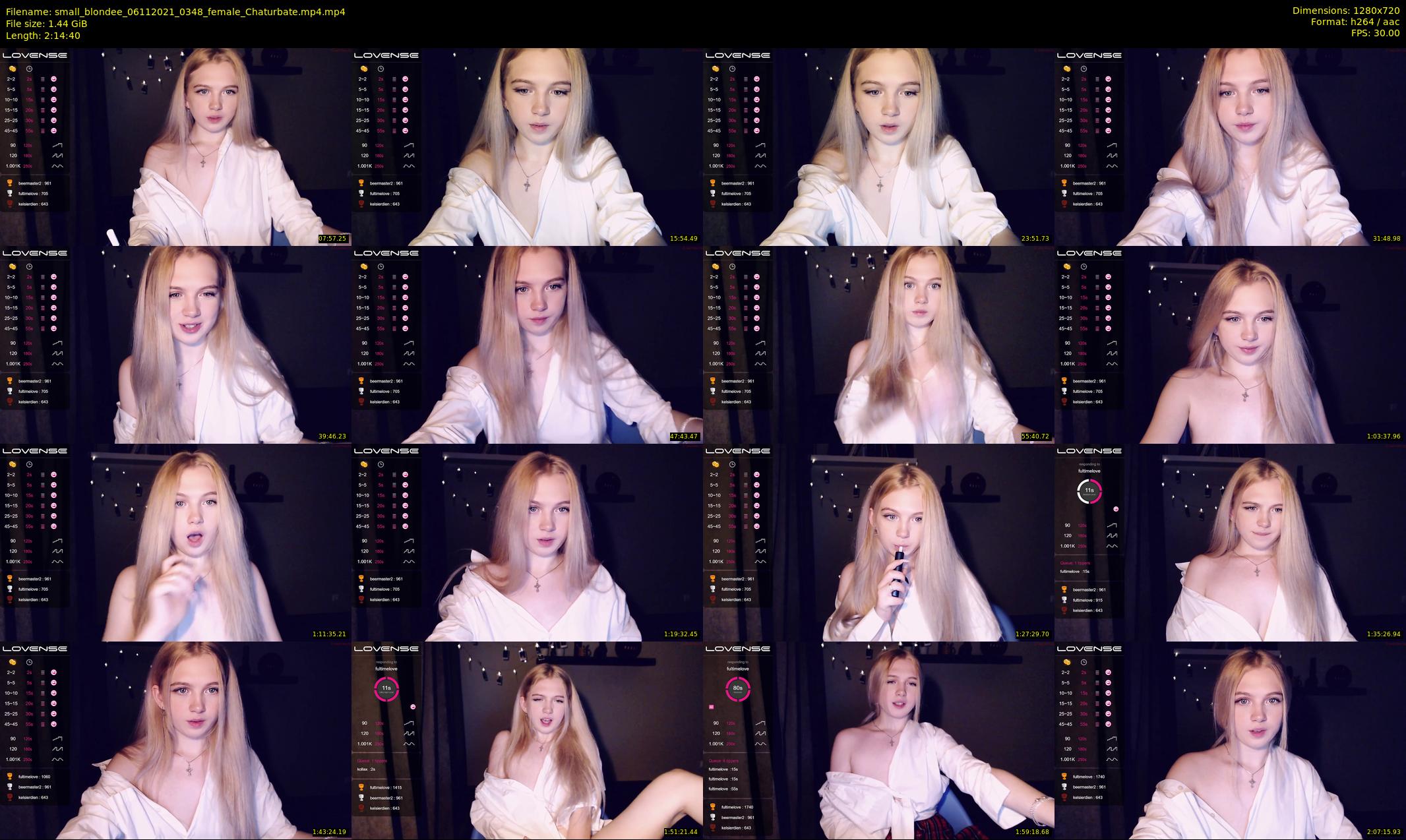 small_blondee — 135 minute Chaturbate female cam show recording, 720p, Nov 6, 2021