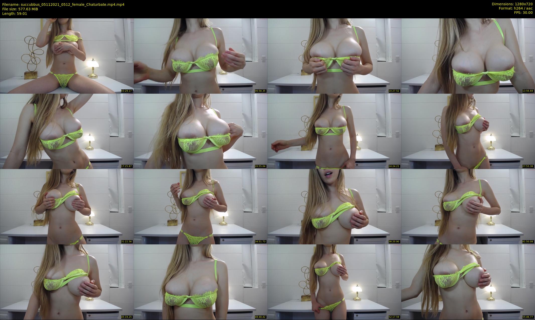 succubbus — 60 minute Chaturbate female cam show recording, 720p, Nov 5, 2021
