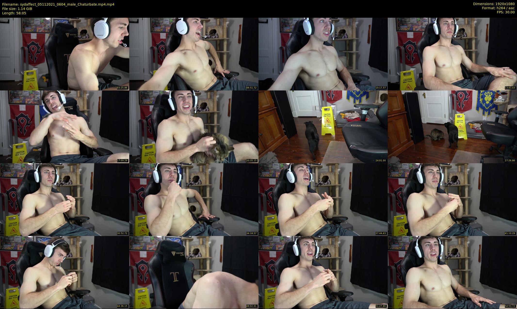 sydaffect — 59 minute Chaturbate male cam show recording, 1080p, Nov 5, 2021