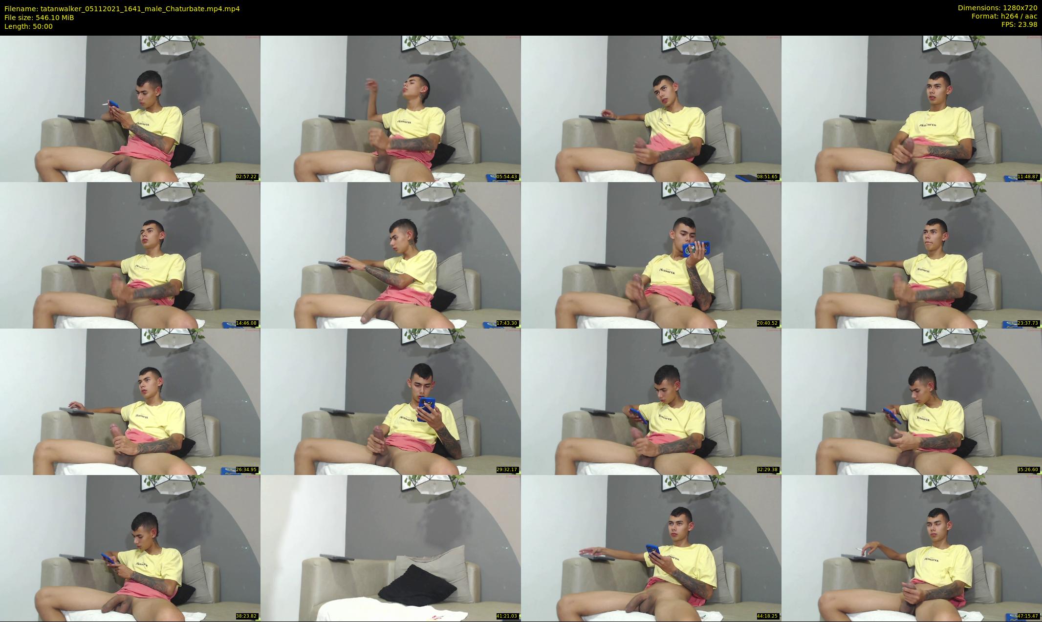 tatanwalker — 50 minute Chaturbate male cam show recording, 720p, Nov 5, 2021