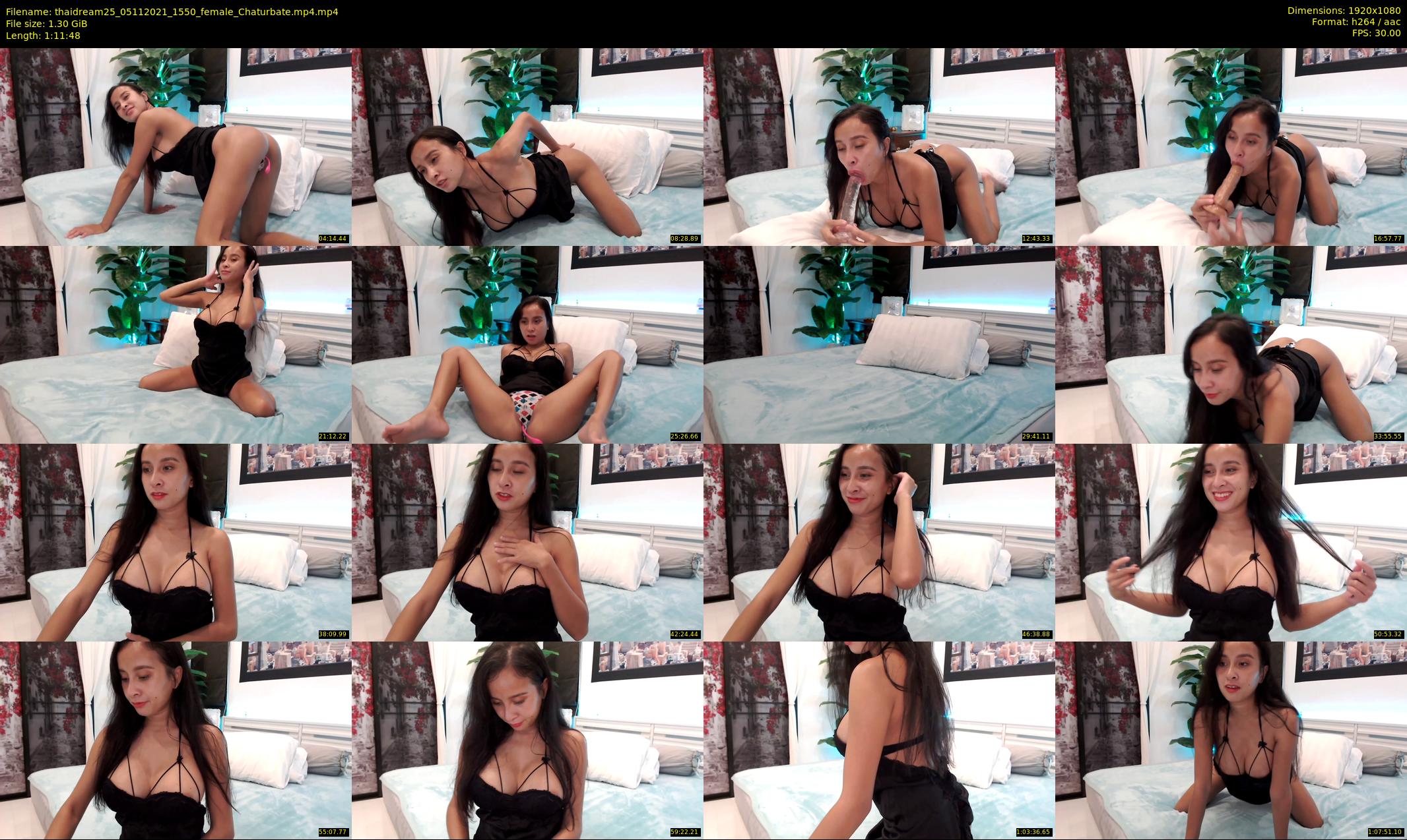 thaidream25 — 72 minute Chaturbate female cam show recording, 1080p, Nov 5, 2021