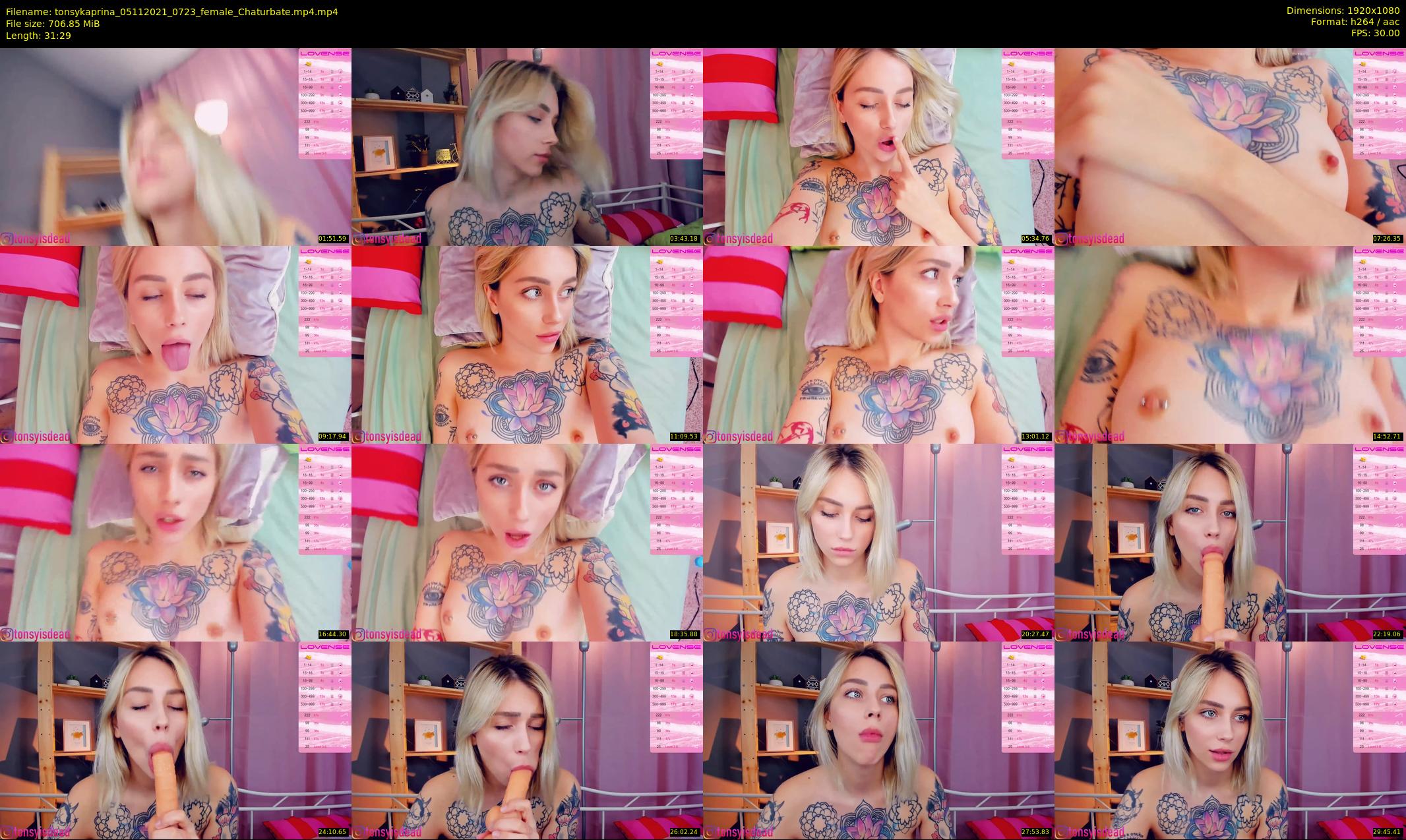 tonsykaprina — 32 minute Chaturbate couple cam show recording, 1080p, Nov 5, 2021