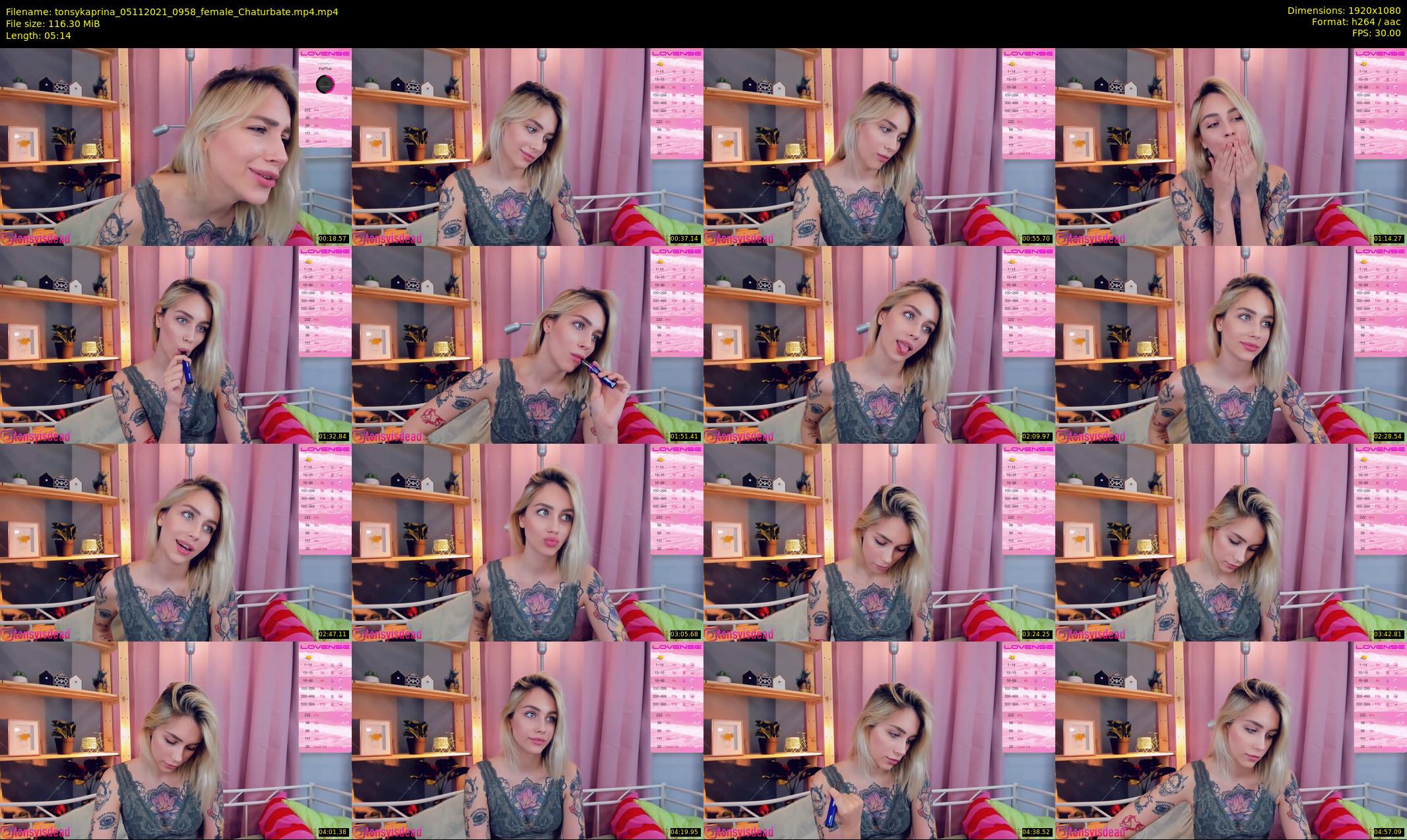tonsykaprina — 6 minute Chaturbate couple cam show recording, 1080p, Nov 5, 2021