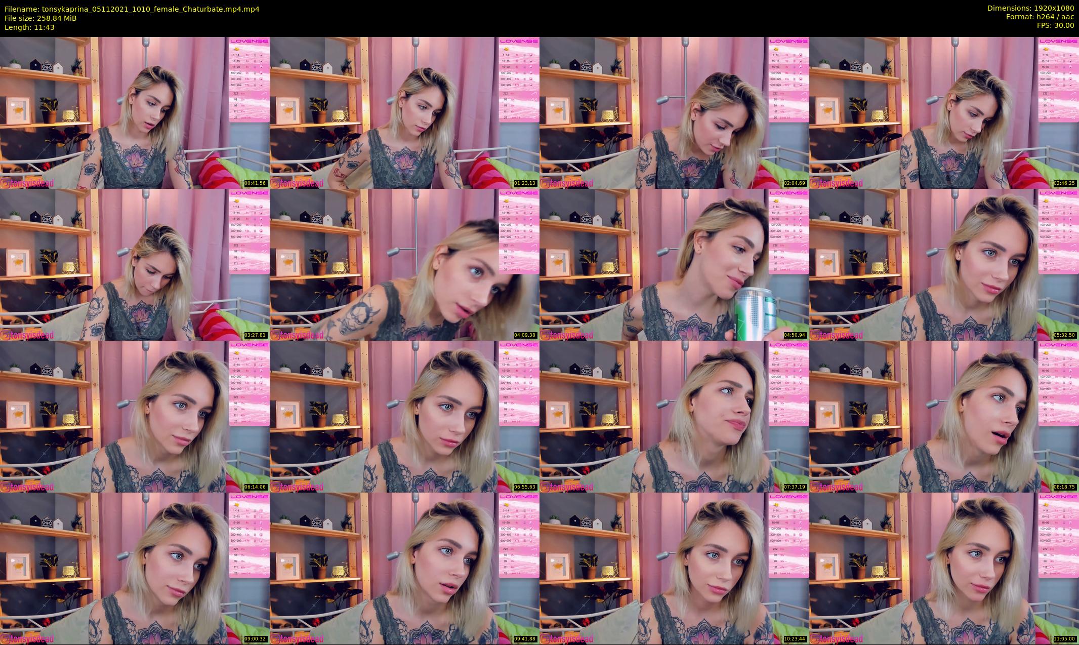 tonsykaprina — 12 minute Chaturbate couple cam show recording, 1080p, Nov 5, 2021