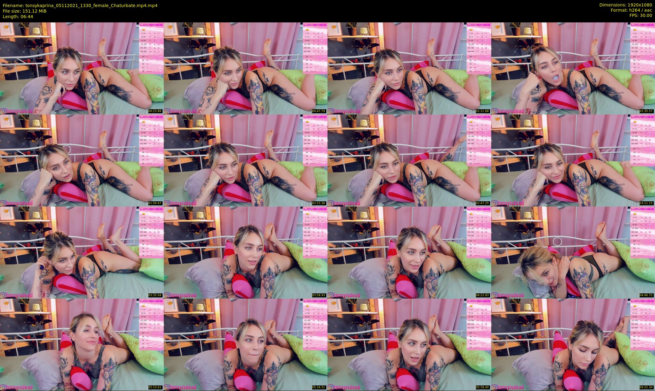 tonsykaprina — 7 minute Chaturbate couple cam show recording, 1080p, Nov 5, 2021