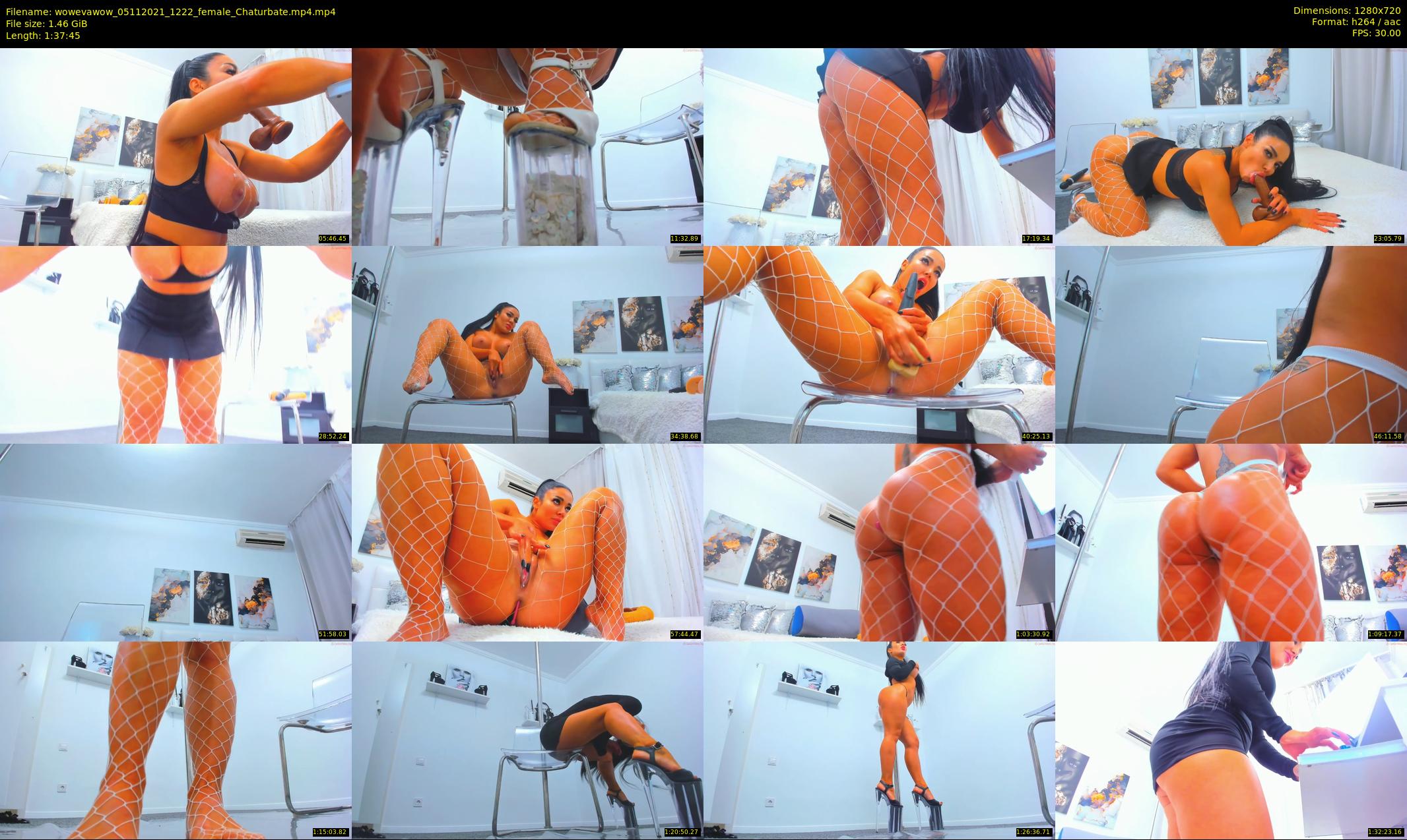 wowevawow — 98 minute Chaturbate female cam show recording, 720p, Nov 5, 2021