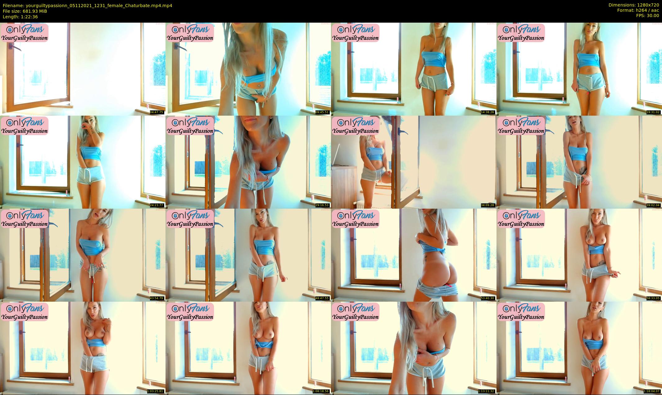 yourguiltypassionn — 83 minute Chaturbate female cam show recording, 720p, Nov 5, 2021