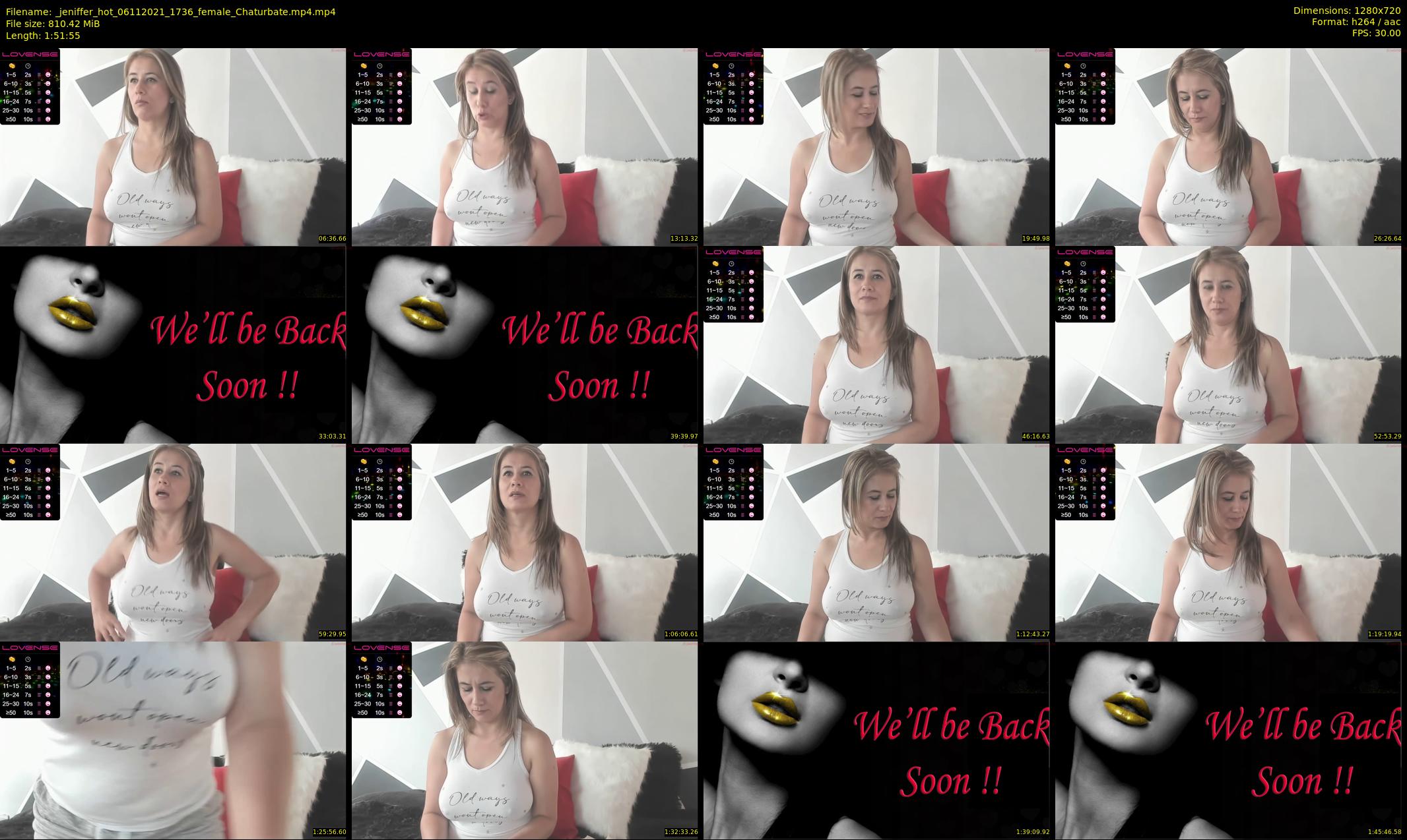 _jeniffer_hot — 112 minute Chaturbate female cam show recording, 720p, Nov 6, 2021