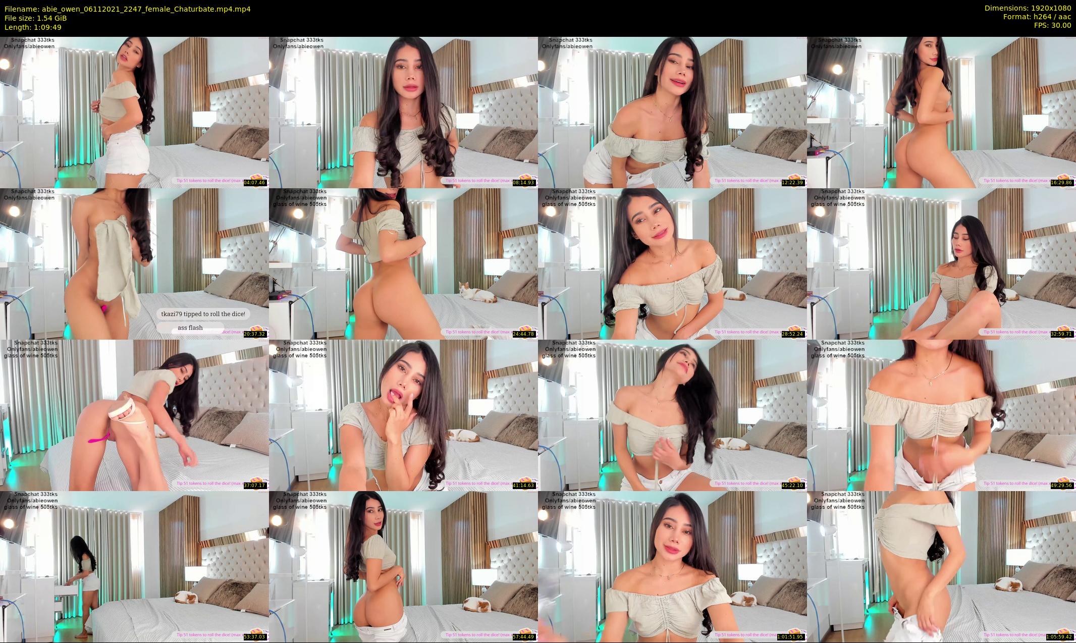 abie_owen — 70 minute Chaturbate female cam show recording, 1080p, Nov 6, 2021