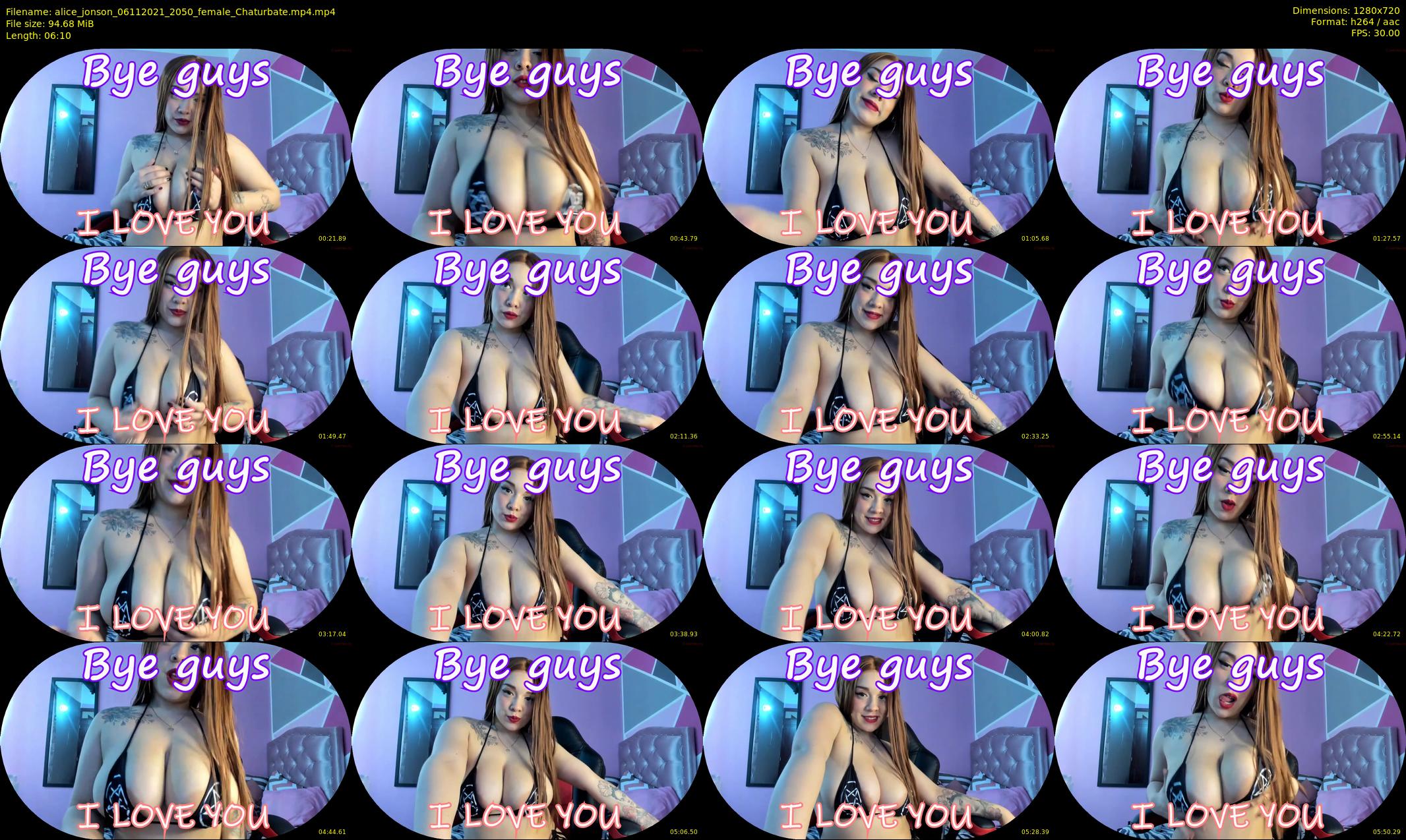 alice_jonson — 7 minute Chaturbate female cam show recording, 720p, Nov 6, 2021