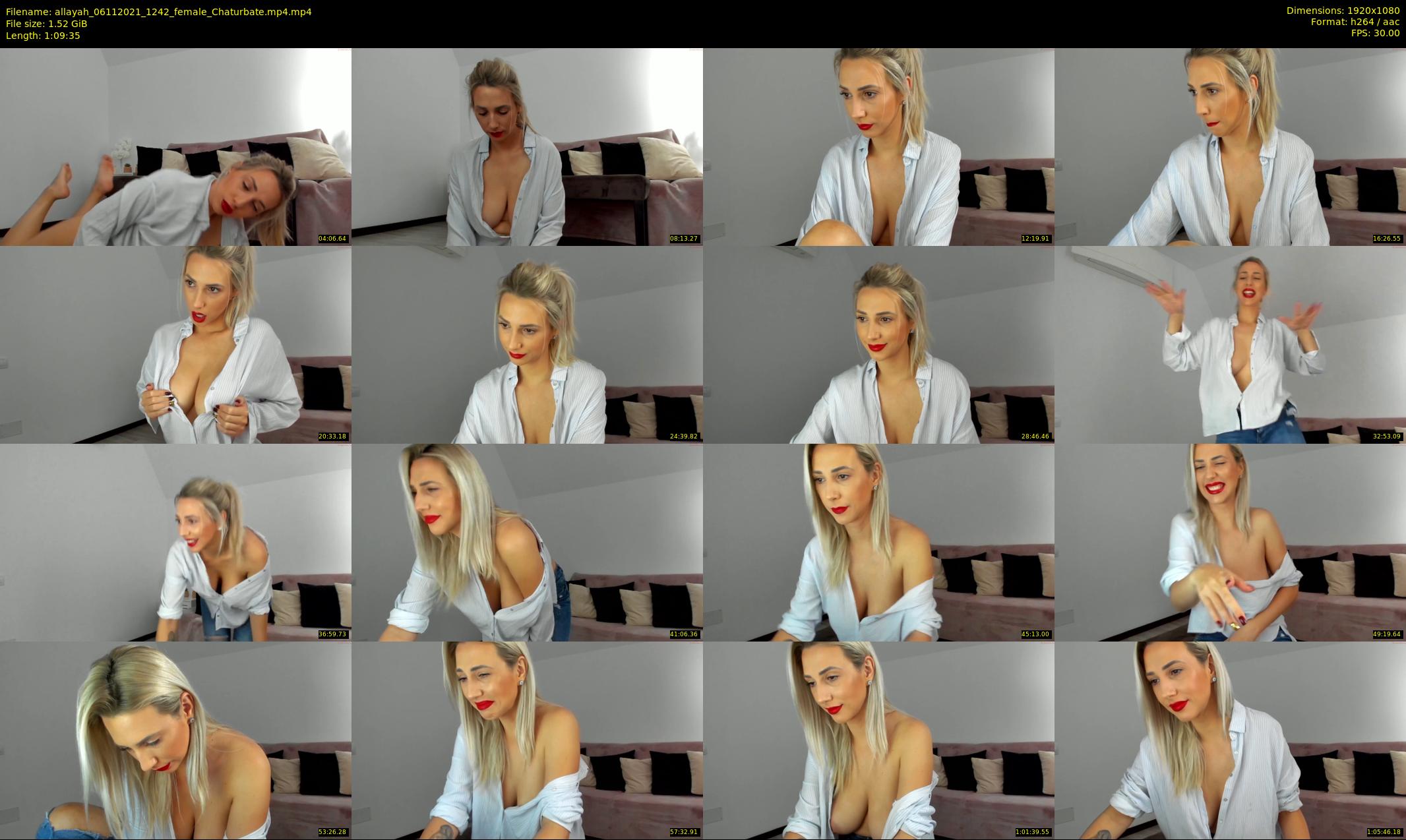 allayah — 70 minute Chaturbate female cam show recording, 1080p, Nov 6, 2021