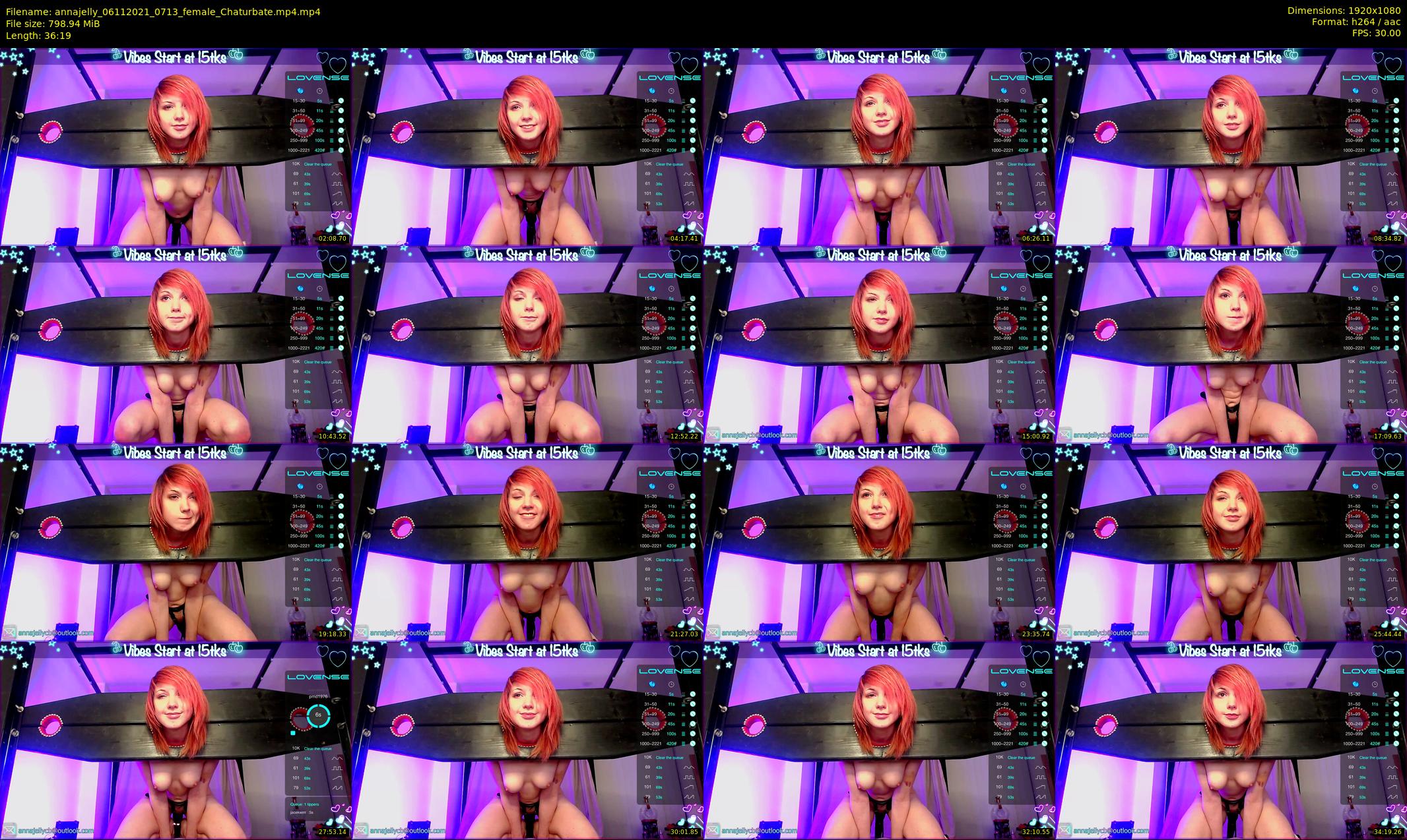 annajelly — 37 minute Chaturbate couple cam show recording, 1080p, Nov 6, 2021