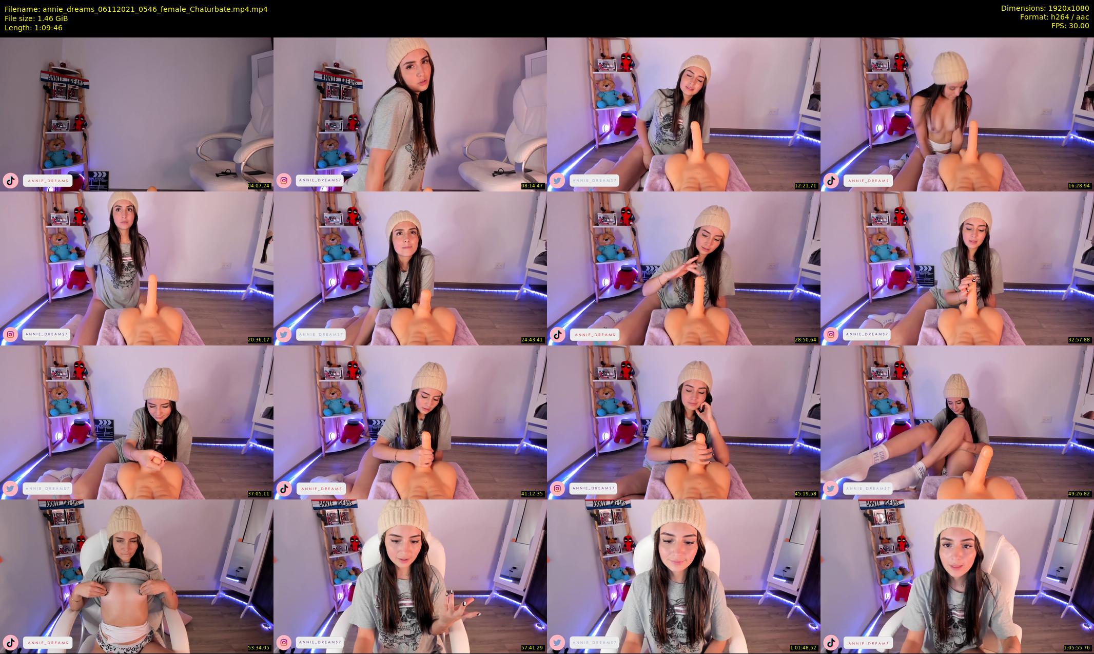 annie_dreams — 70 minute Chaturbate female cam show recording, 1080p, Nov 6, 2021