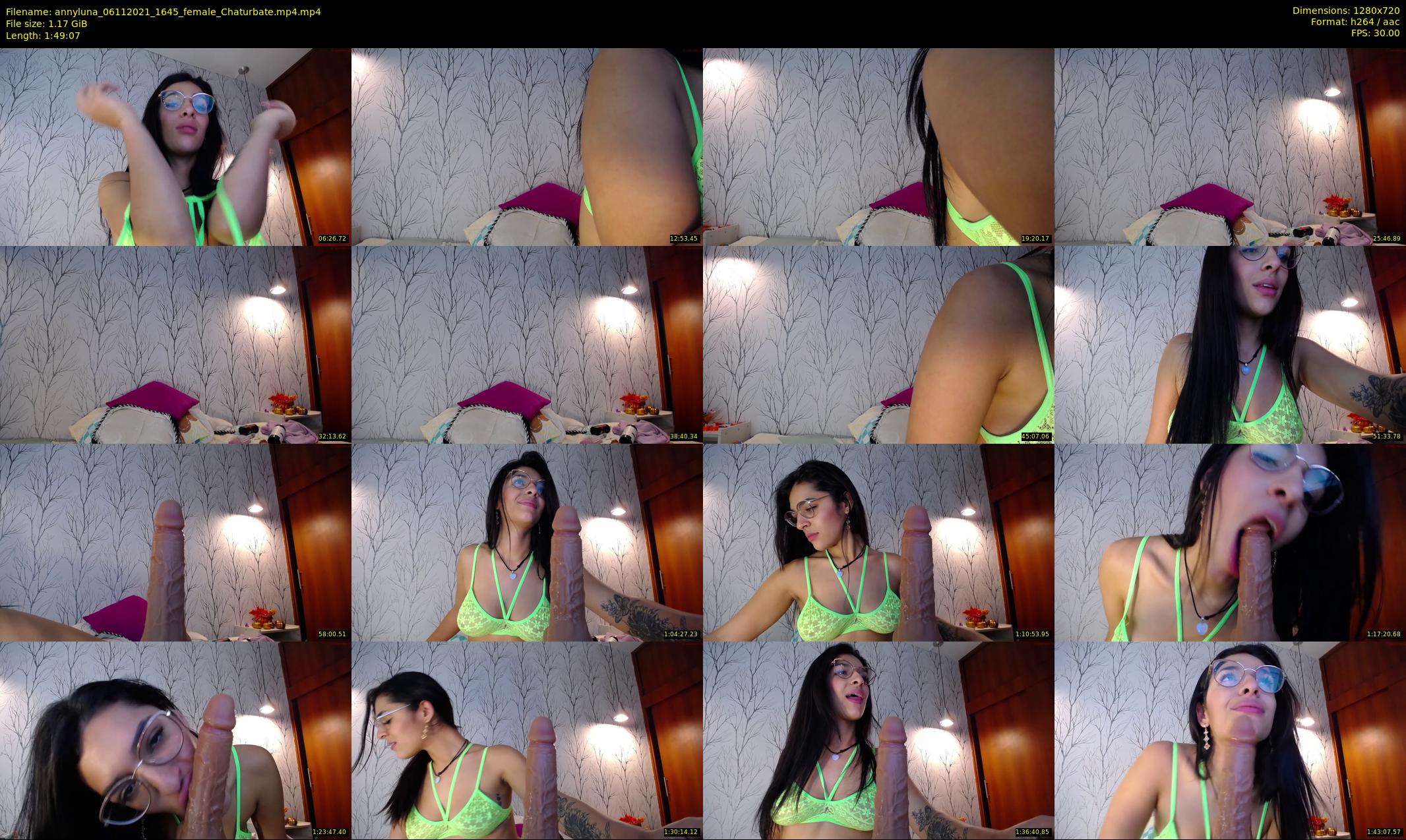 annyluna — 110 minute Chaturbate female cam show recording, 720p, Nov 6, 2021