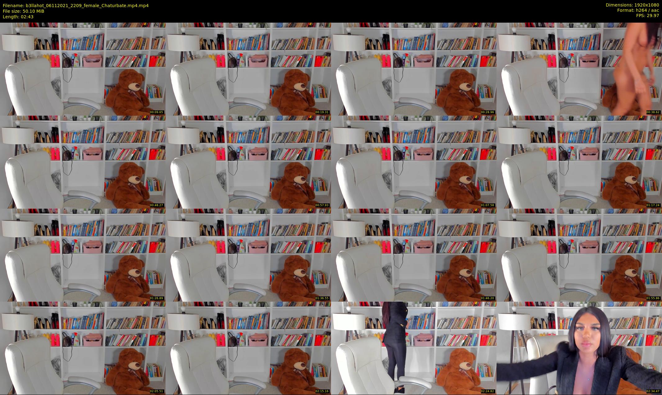 b3llahot — 3 minute Chaturbate female cam show recording, 1080p, Nov 6, 2021