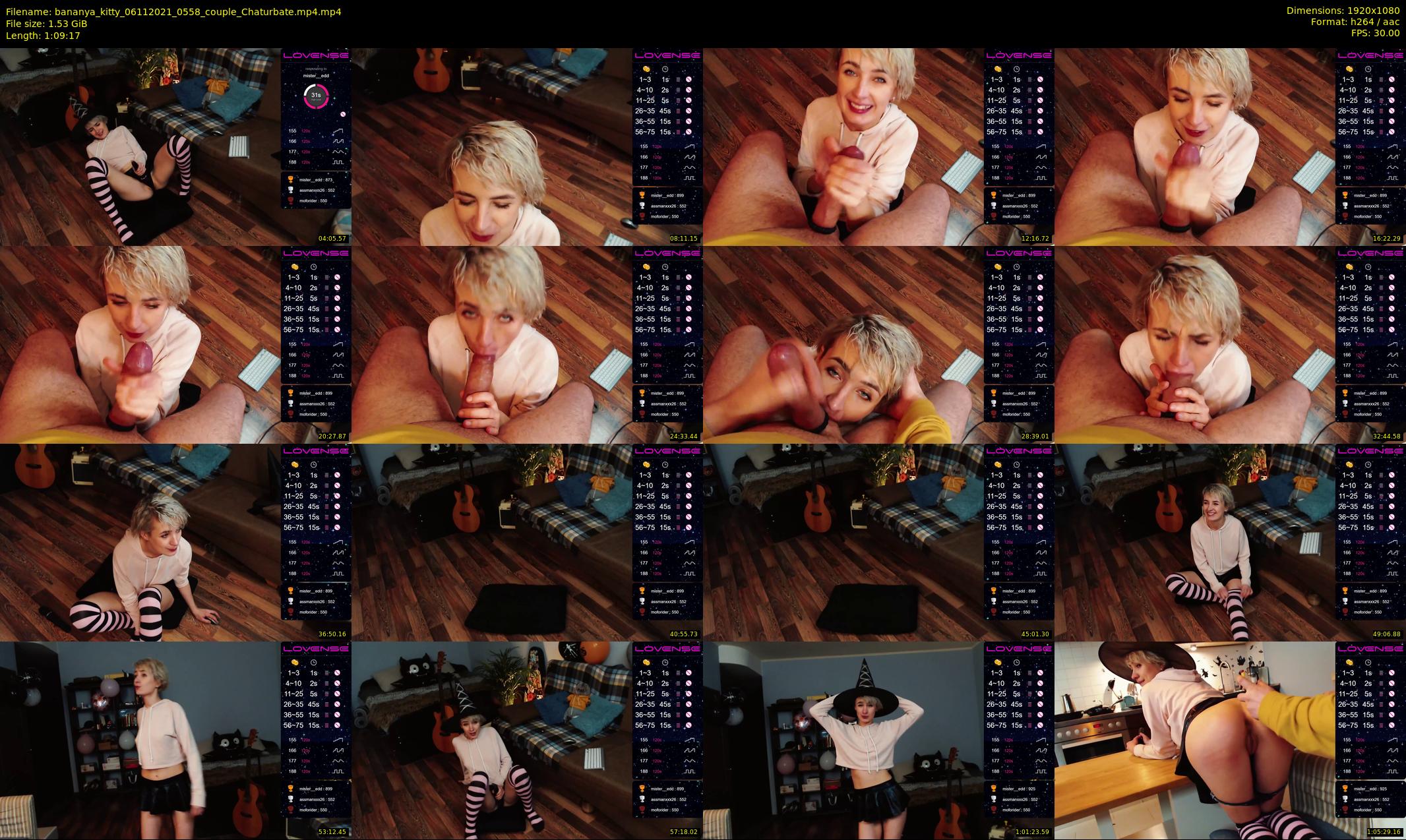 bananya_kitty — 70 minute Chaturbate couple cam show recording, 1080p, Nov 6, 2021