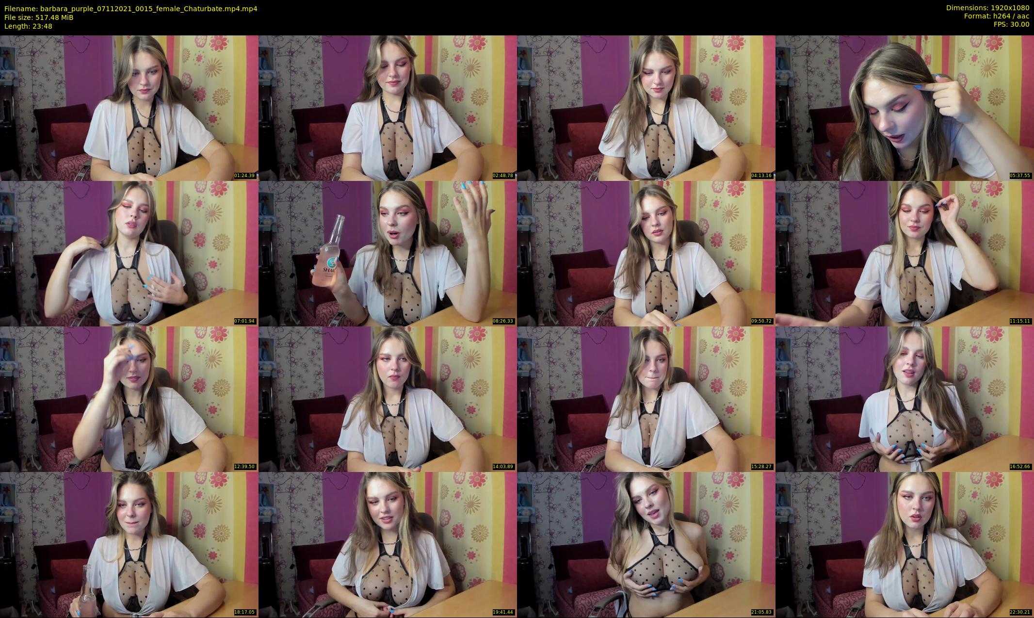 barbara_purple — 24 minute Chaturbate female cam show recording, 1080p, Nov 7, 2021