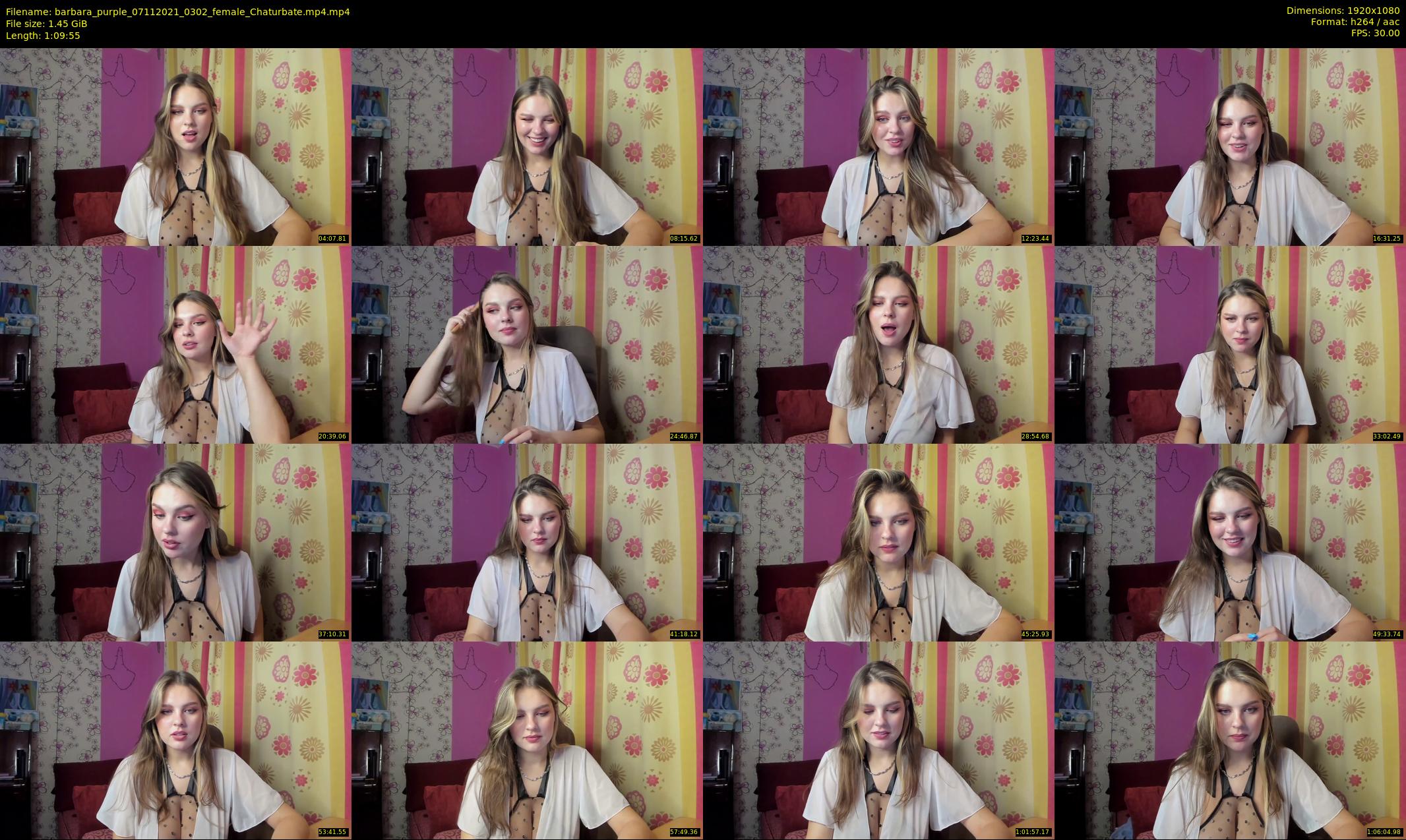 barbara_purple — 70 minute Chaturbate female cam show recording, 1080p, Nov 7, 2021
